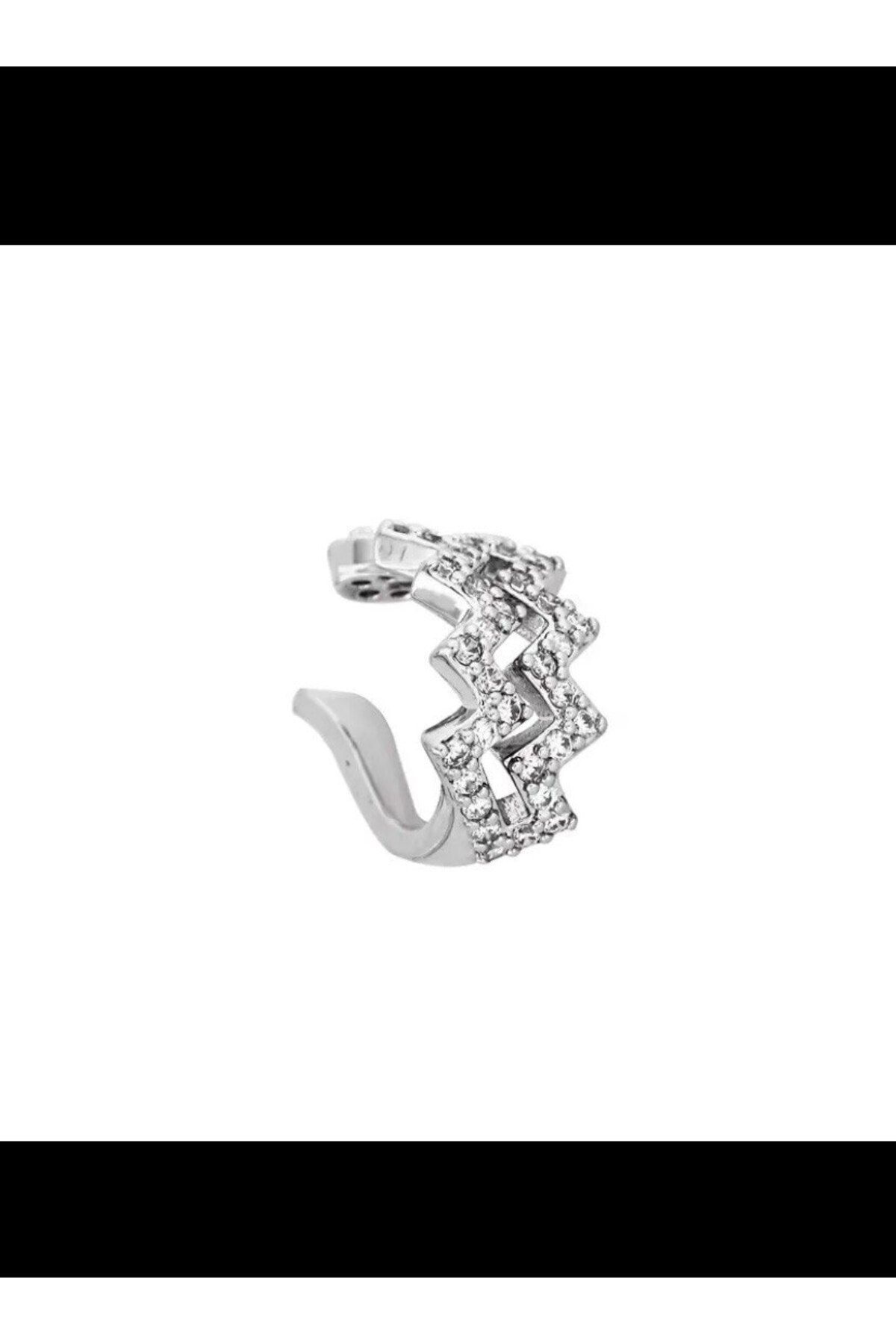 Arescollection Kararmaz Zirkon Taşli Earcuff Sikiştirmali Kikirdak Conch Orbital