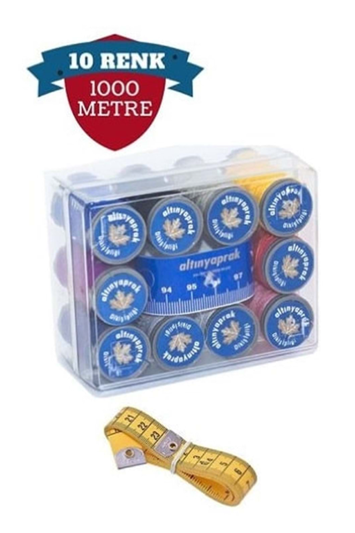 Just Cheap Store Kare Kutu Makara İplik Seti 0419