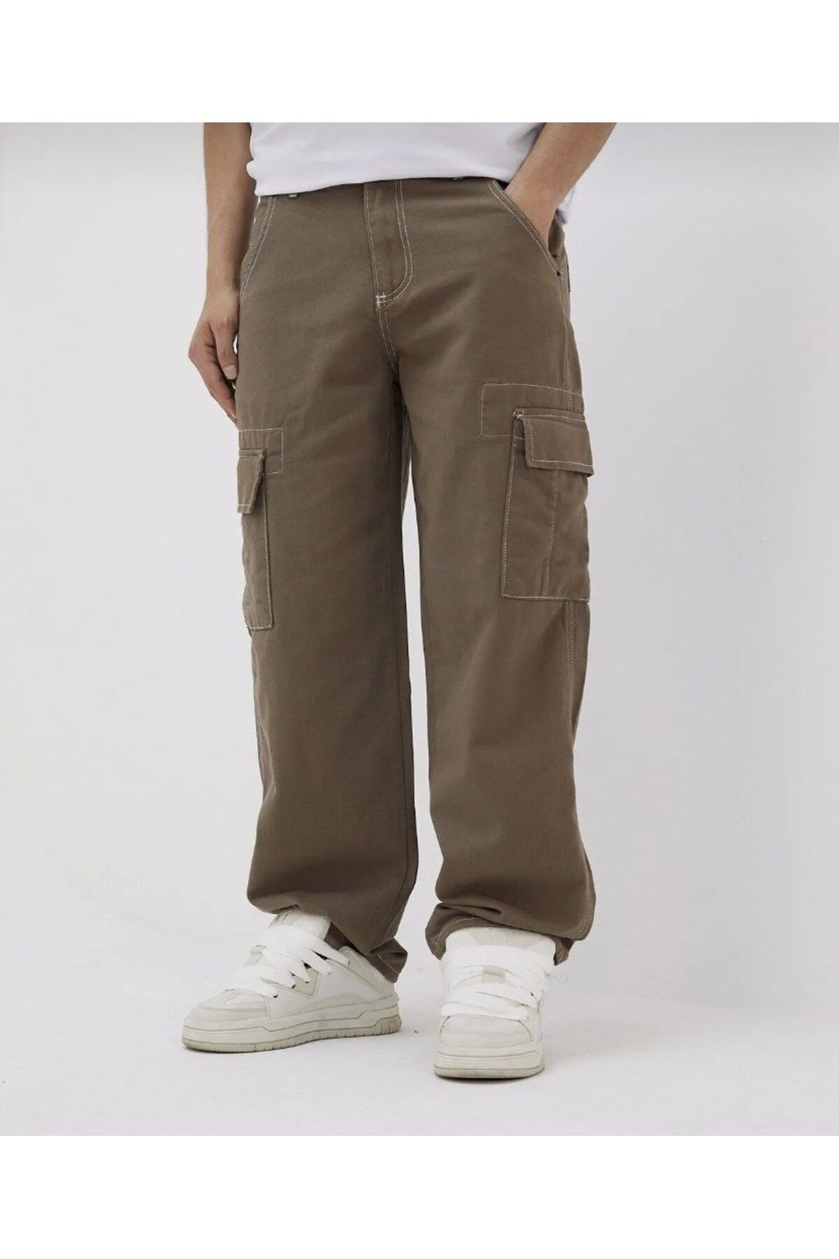 Casualmen32 Kargo Cep Baggy Pantolon 44