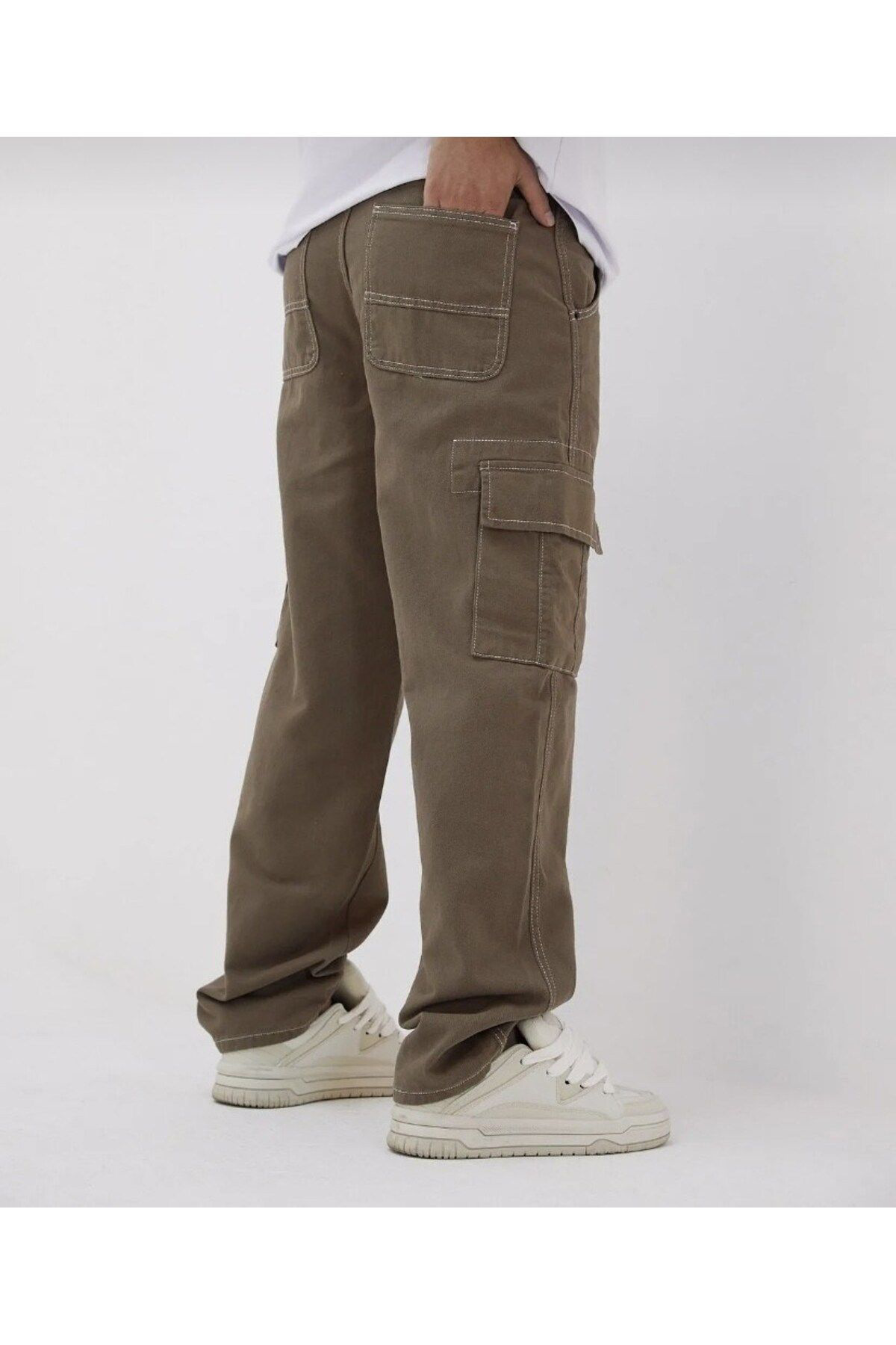 Casualmen32 Kargo Cep Baggy Pantolon 44