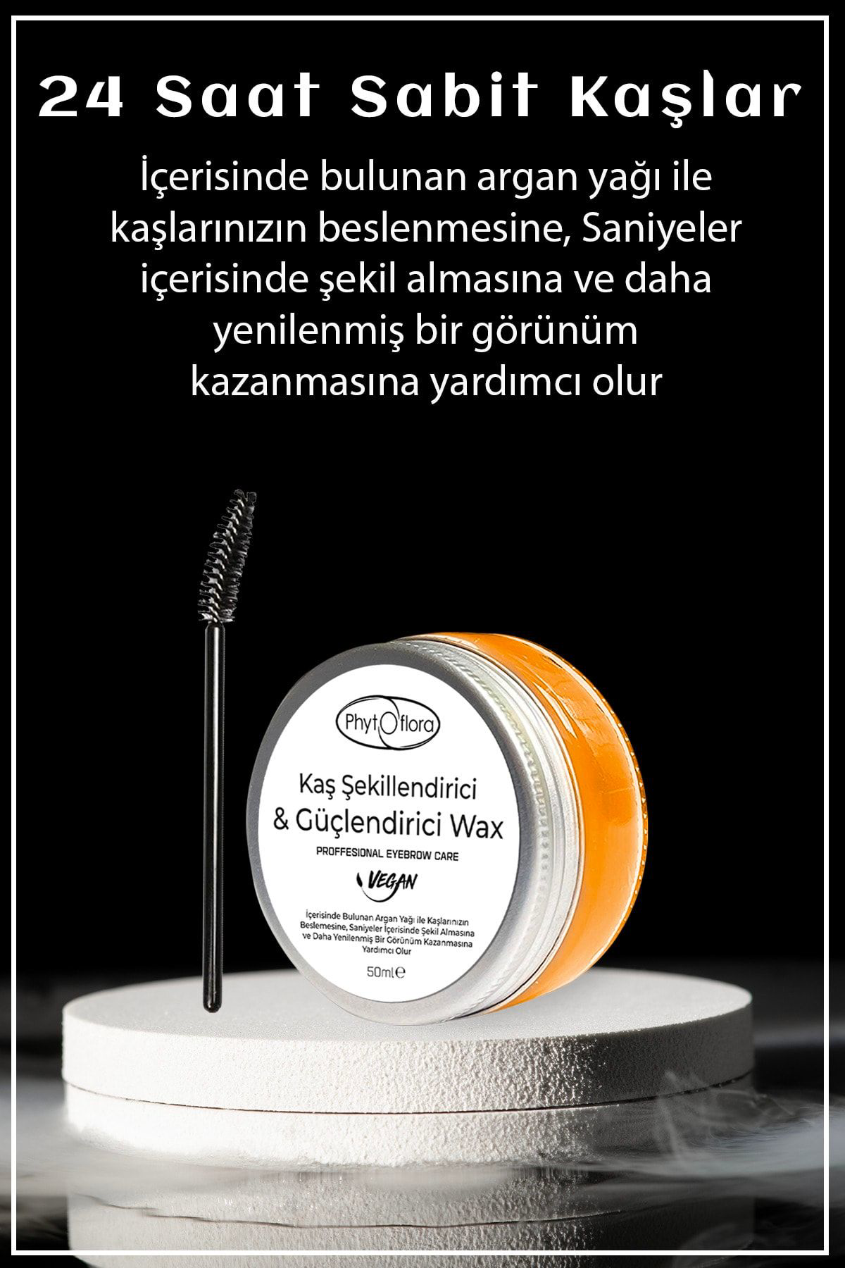 Phytoflora Kaş Sabitleyici Proffesional & Kaş Şekillendirici Jel Wax 50Ml