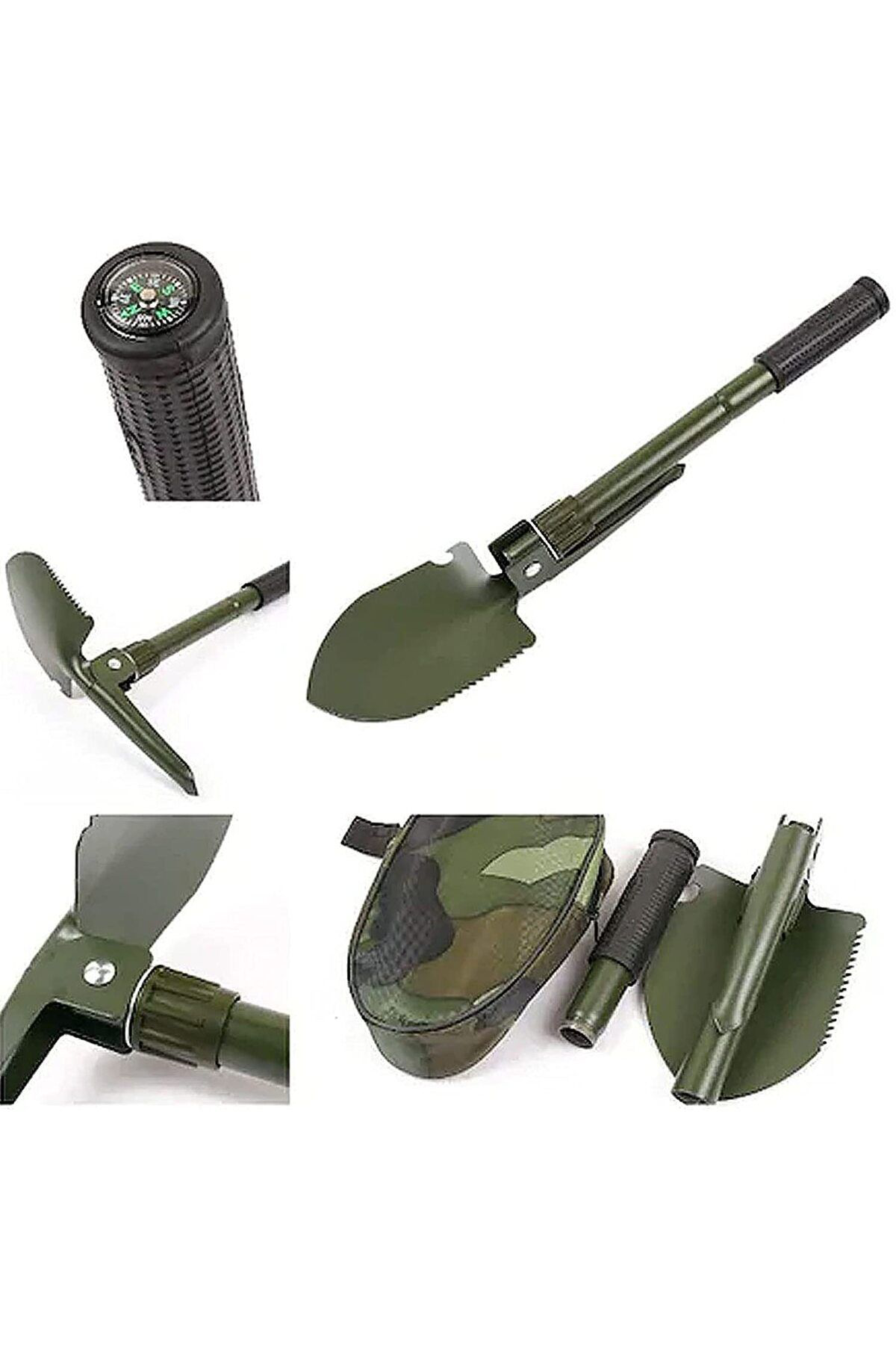 Ok Aksesuar Katlanabilir Metal Kürek Seti Katlanir Kamp Küreği Go50604912330