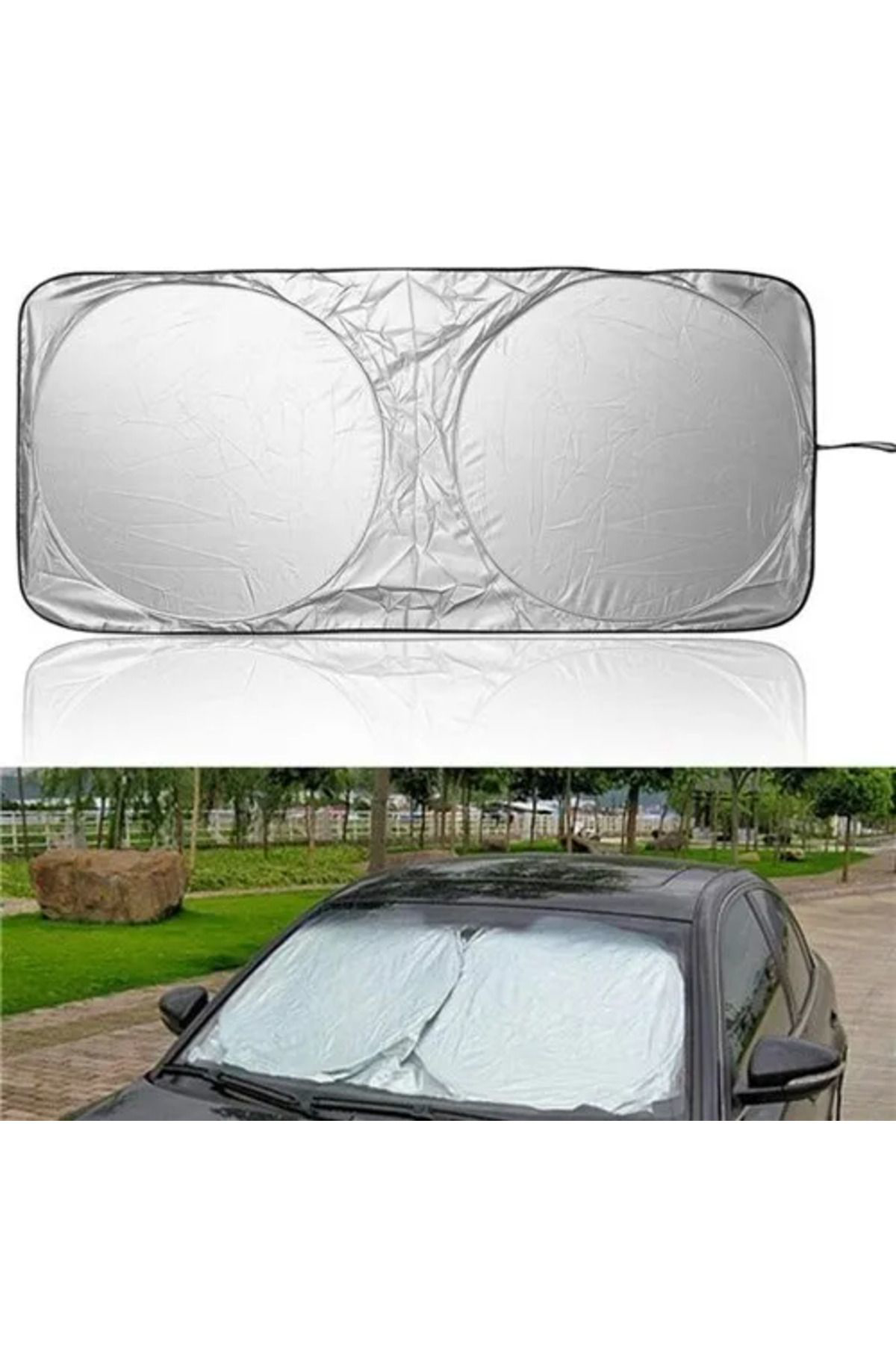 Yusuftex Katlanabilir Ön Cam Araba Güneşliği