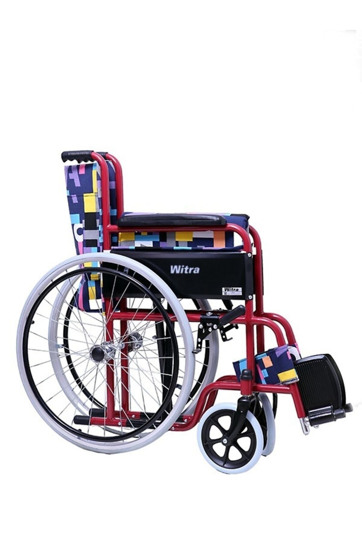 Emek Sağlik Katlanabilir Pediatrik Tekerlekli Sandalye Çocuk Sandalye Desenli