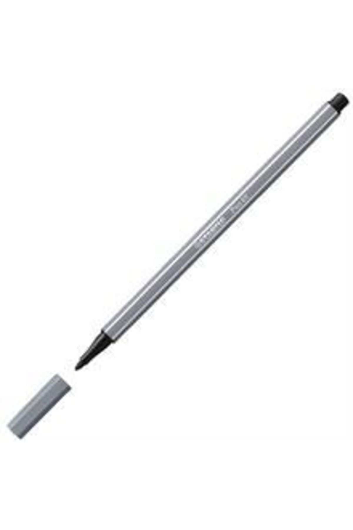 Stabilo - Keçe Uçlu Boya Kalemi - Pen 68 - Füme
