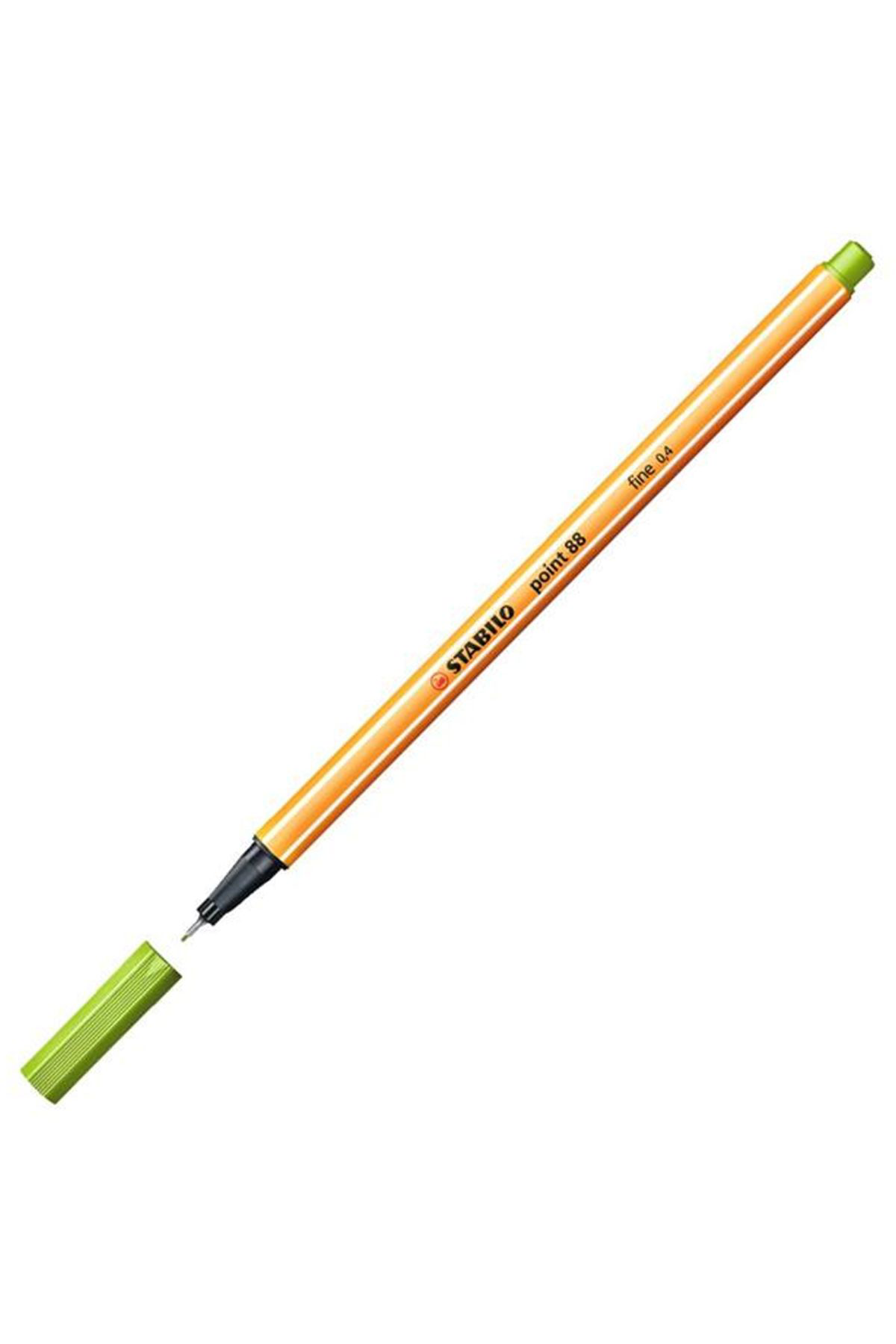 Stabilo Keçe Uçlu İnce Kalem 88 Point 0.4 Mm Elma Yeşii 88/33