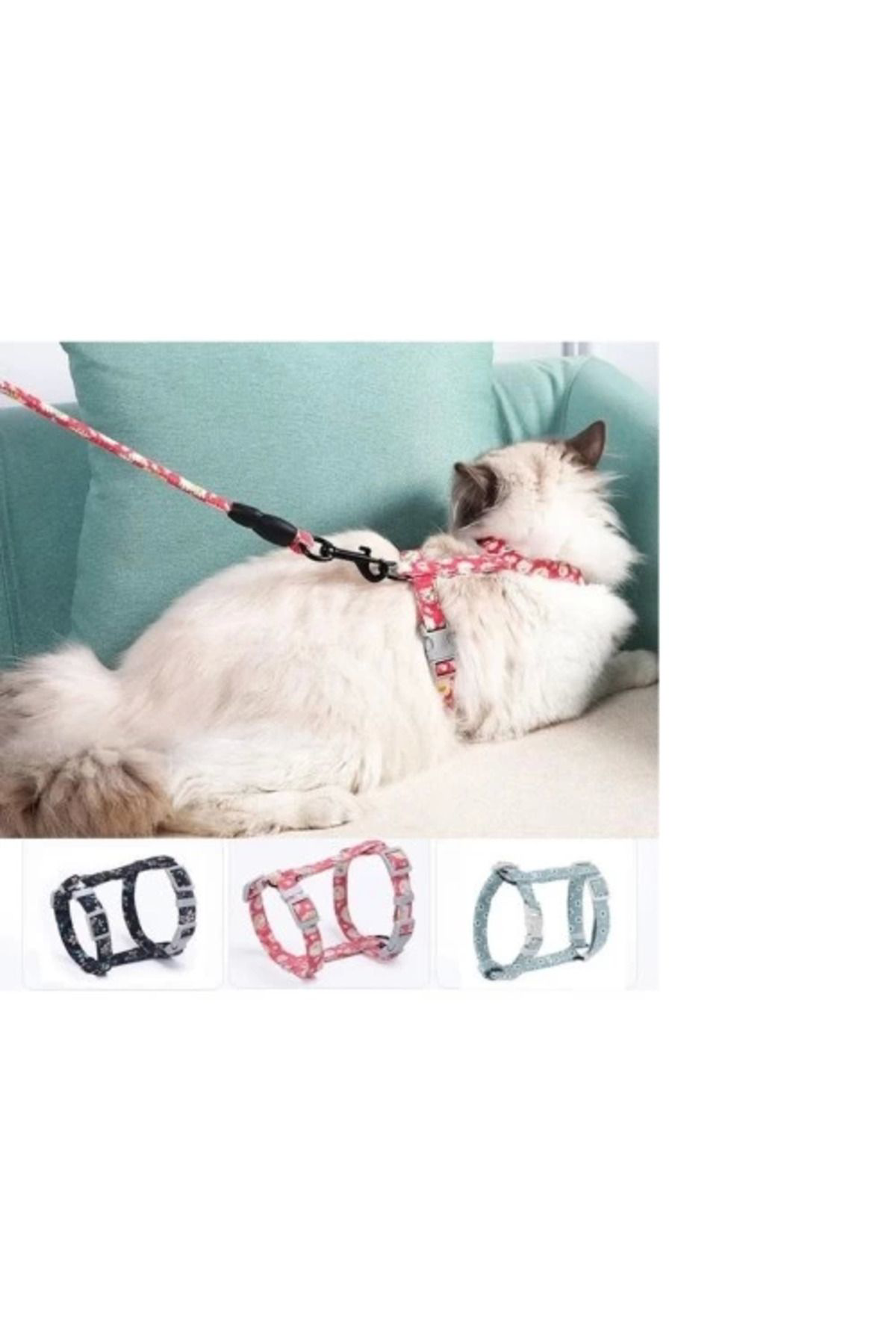 Yusuftex Kedi Gezdirme Göğüs Tasmasi