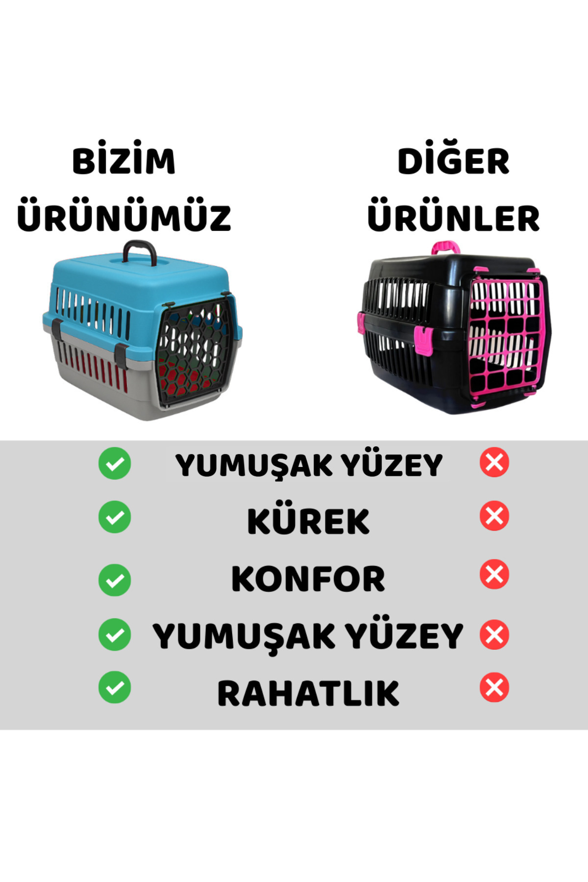 Beylini Kedi Köpek Taşima Kutusu Yumuşak Zemin Portatif Seyahat Kürekli E