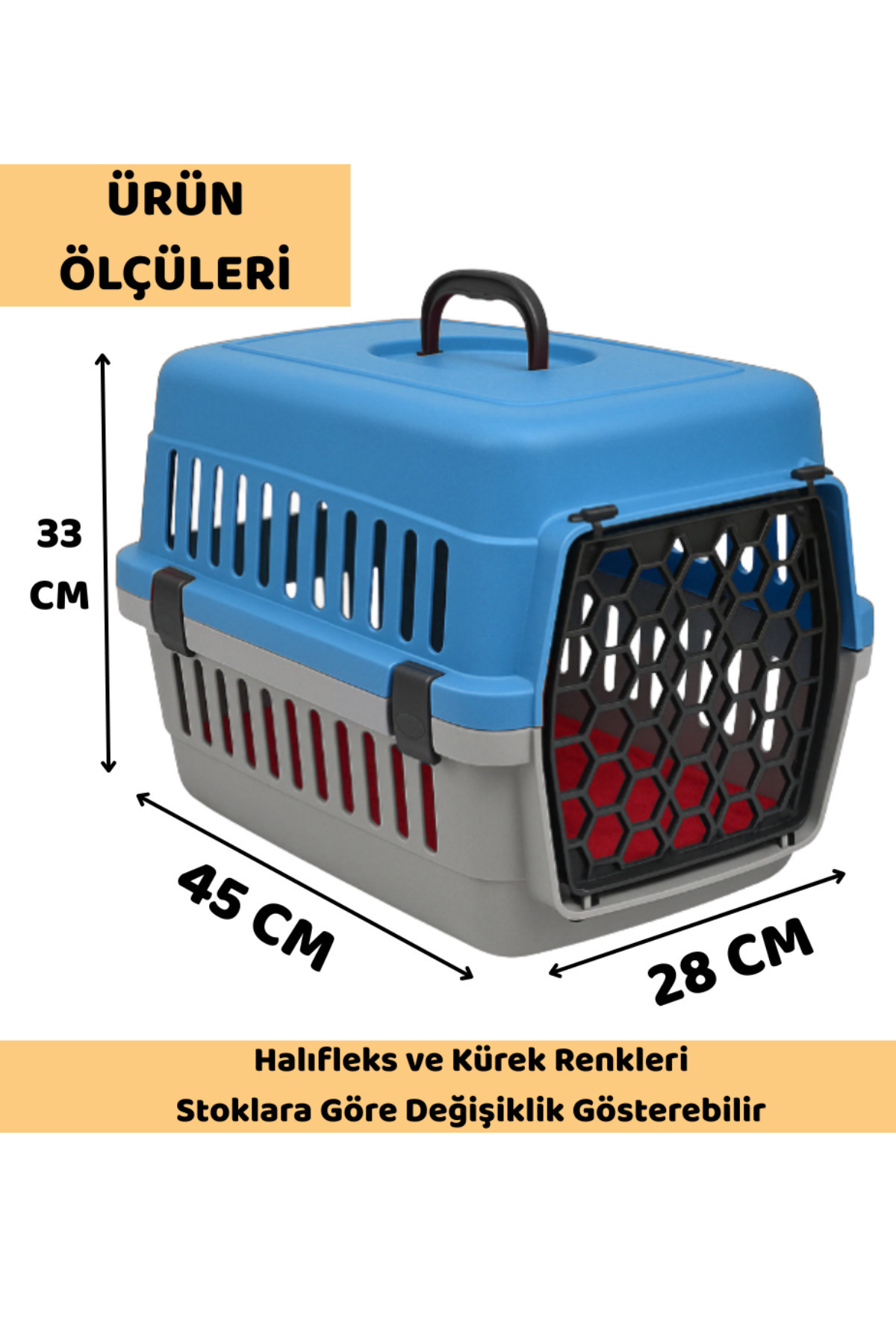 Beylini Kedi Köpek Taşima Kutusu Yumuşak Zemin Portatif Seyahat Kürekli E