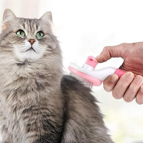 Kedi Köpek Tüy Toplayıcı Kendini Temizleyebilen Ergonomik Saplı E