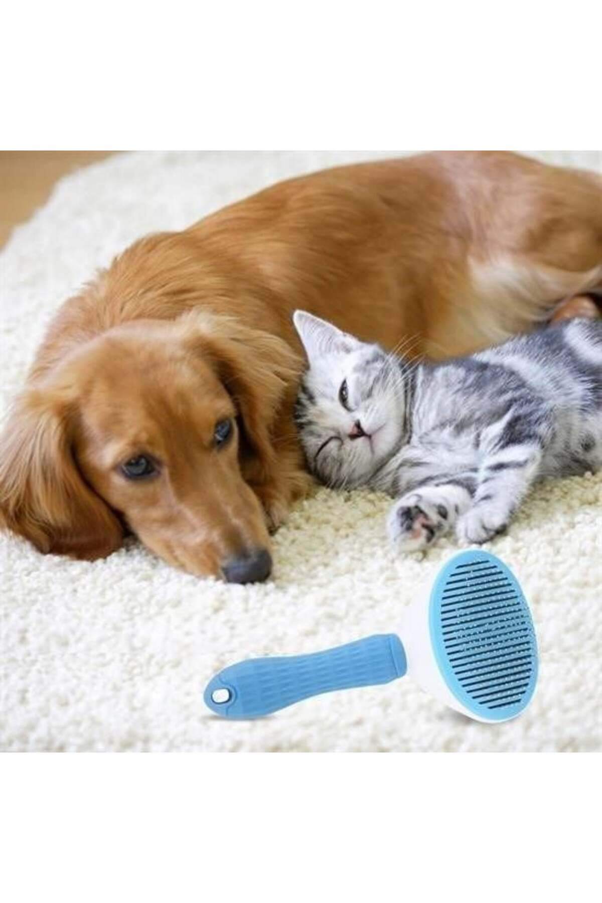 Epilons Kedi Köpek Tüy Toplayici Kendini Temizleyebilen Ergonomik Sapli E