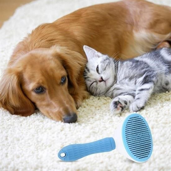 Kedi Köpek Tüy Toplayıcı Kendini Temizleyebilen Ergonomik Saplı E