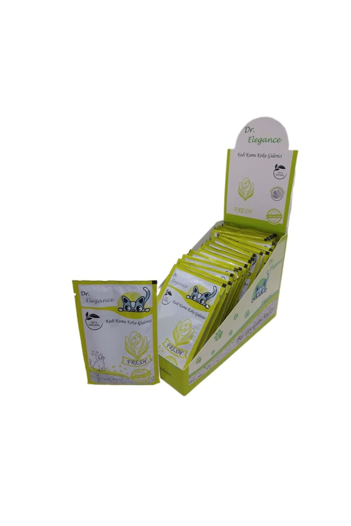Mr Rzn Store  Kedi Kumu Koku Fresh 25 Gr ( 14 Gün Etkili Bor )
