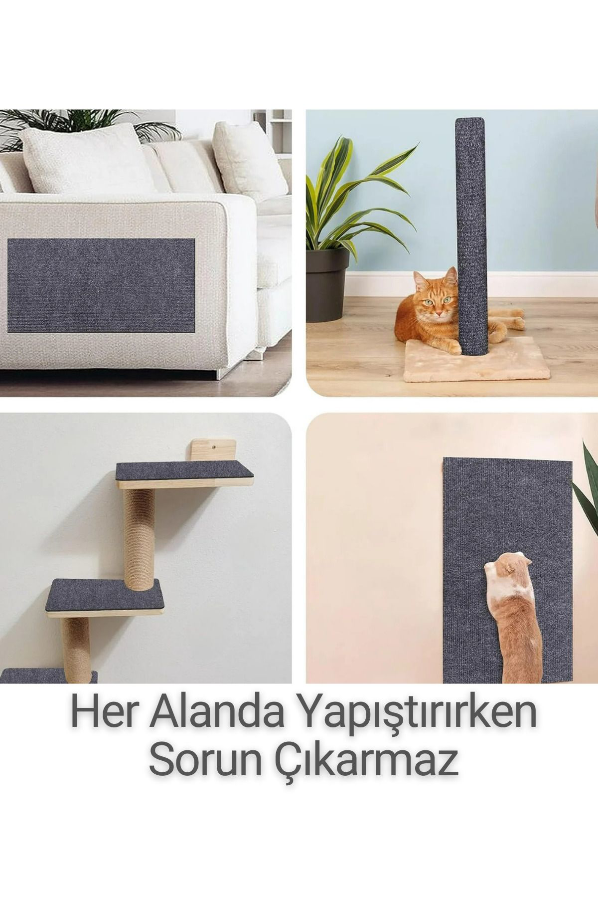Beylini Kedi Tirmalama Halisi Yapişkanli Her Yüzeye Uygulanabilir Kesileb