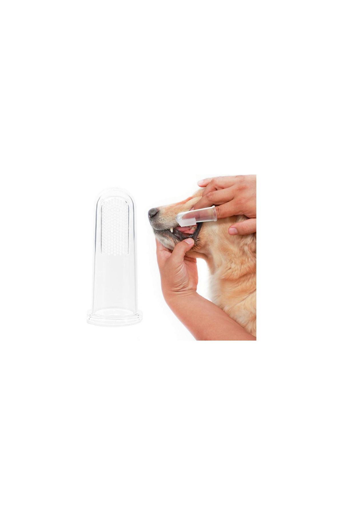 K&A Kedi Ve Köpek Parmak Diş Firçasi 5.5 Cm Mavi