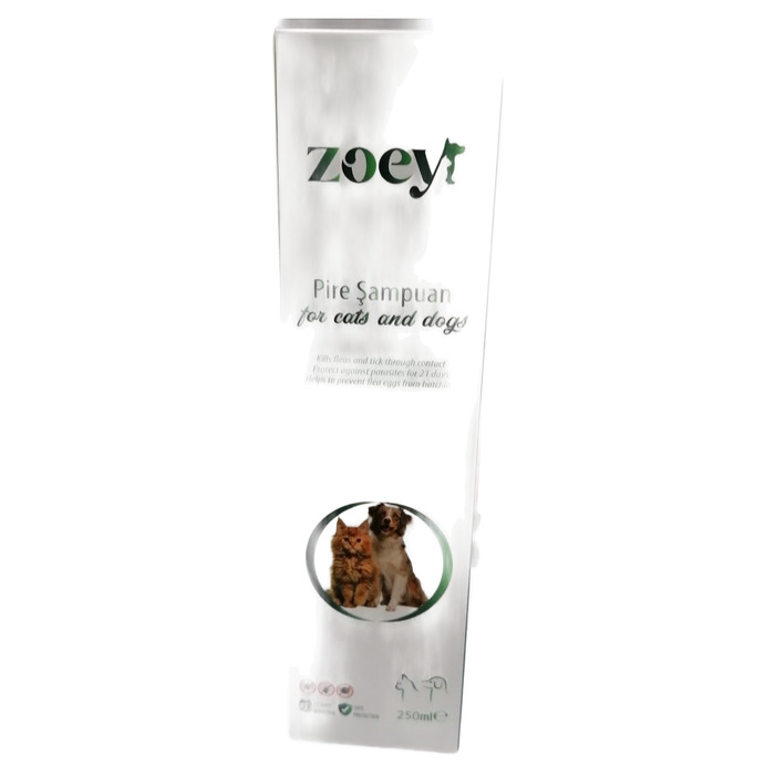 Zoey Kedi Ve Köpekler İçin Pire Şampuani 250 Ml