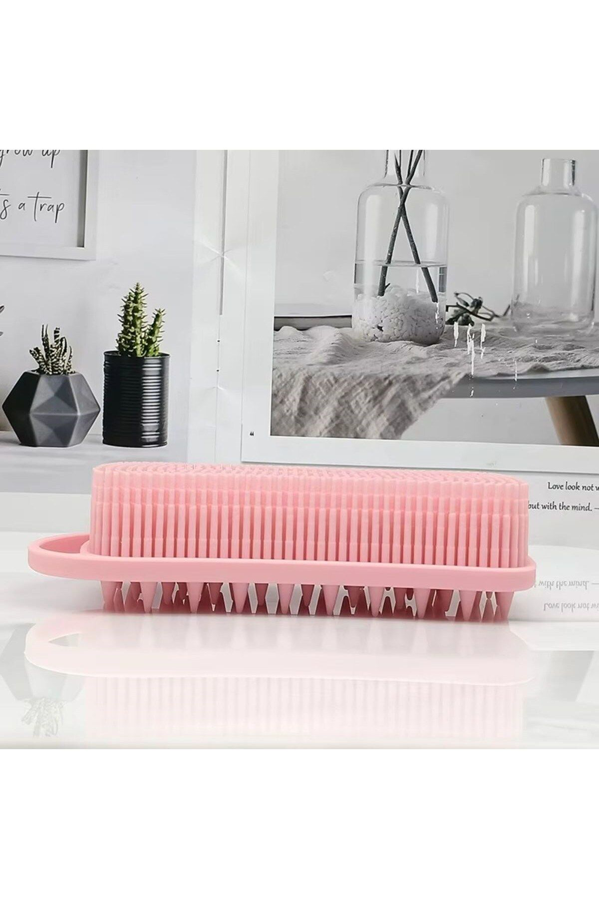 Ok Aksesuar Kendiliğinden Askili Peeling Ve Masaj Etkili Silikon Banyo Vücut