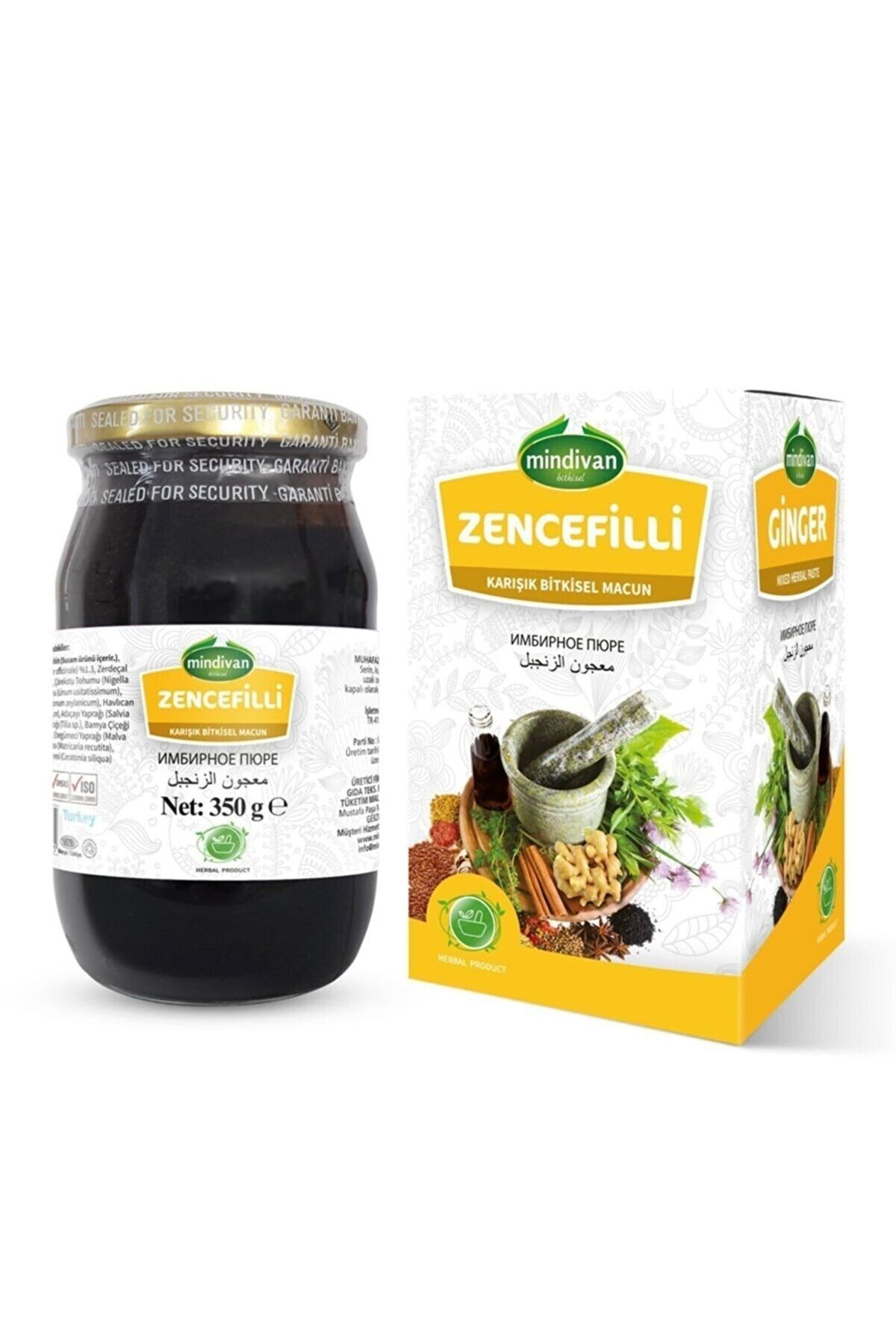 Mindivan Kids Çocuklar İçin Kozalak Macunu 240 G + Büyükler İçin Zencefill