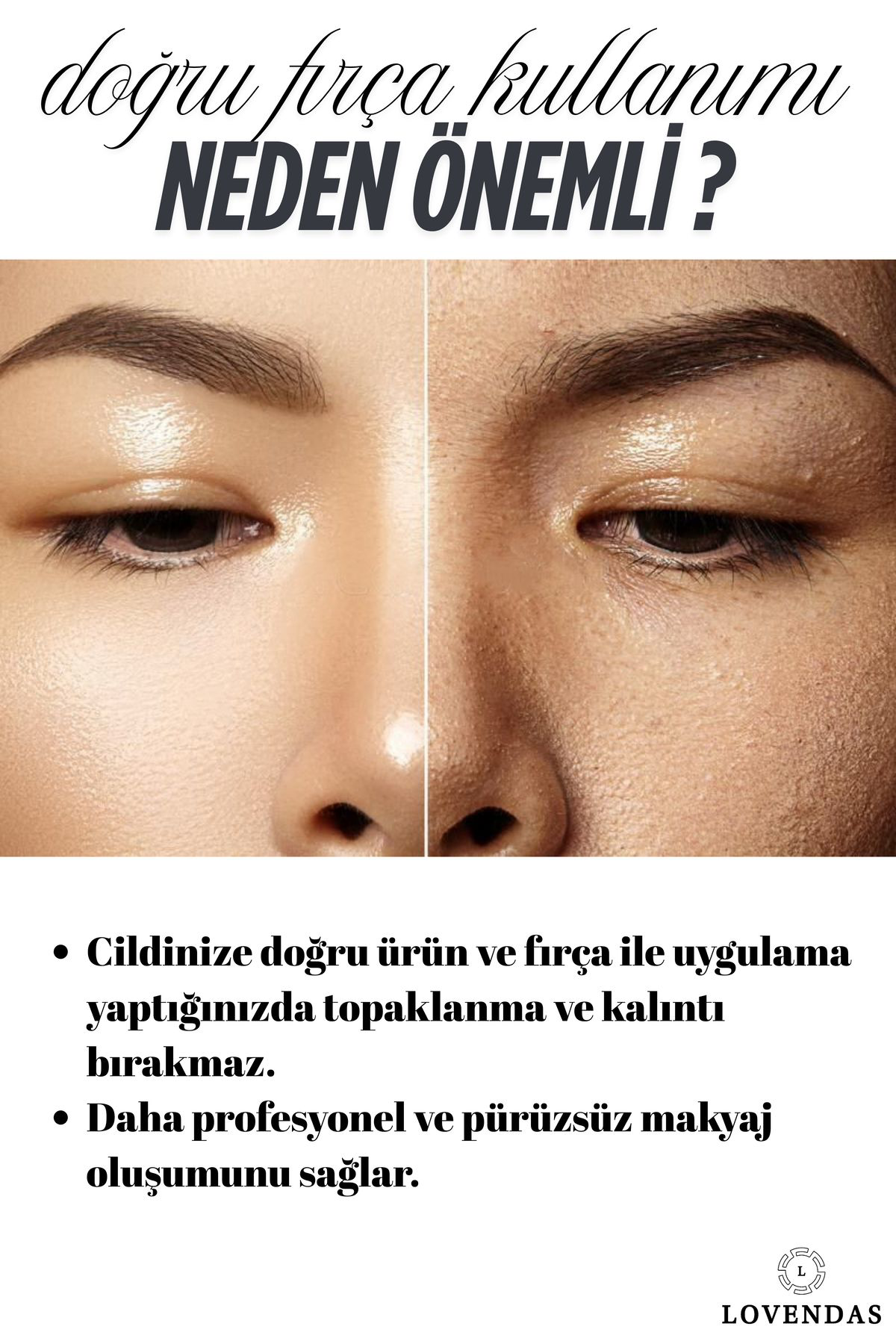 Lovendas Kifi 002 Açili Fondöten Allik Sabitleme Firçasi İz Birakmayan Pre