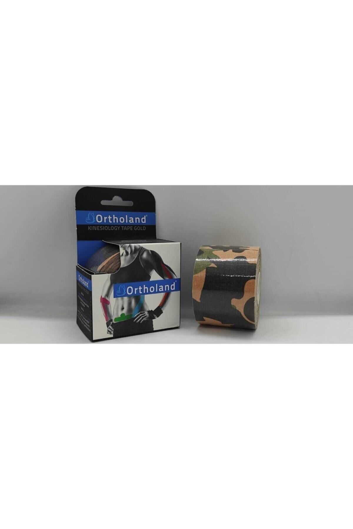 Ortholand Kinesio Ağri Bandi 5Cm X 5M Kamuflaj Yeşili