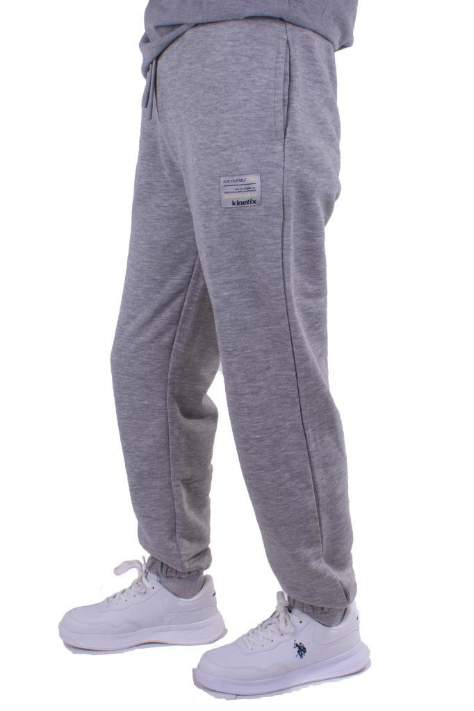 Kinetix  Gf203 Eva Jogger Gri Melanj Pamuklu Kadin Alt Eşofman