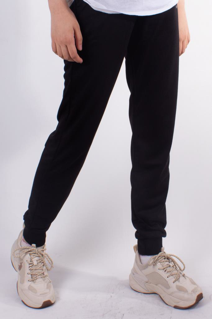 Kinetix  Sn86 Basic Jogger Siyah Günlük Pamuklu Kadin Alt Eşofman