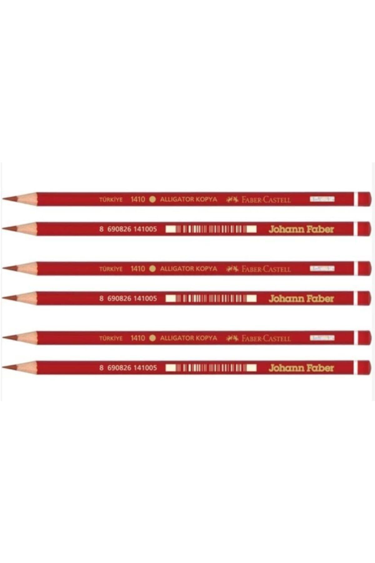 Faber Castell Kirmizi Kopya Kurşun Kalem (6 Adet)