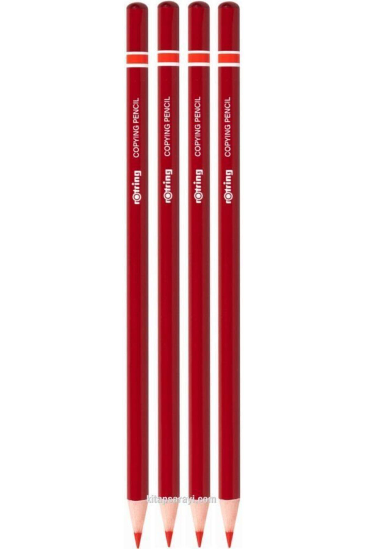 Rotring Kirmizi Kopya Kalemi 4 Adet