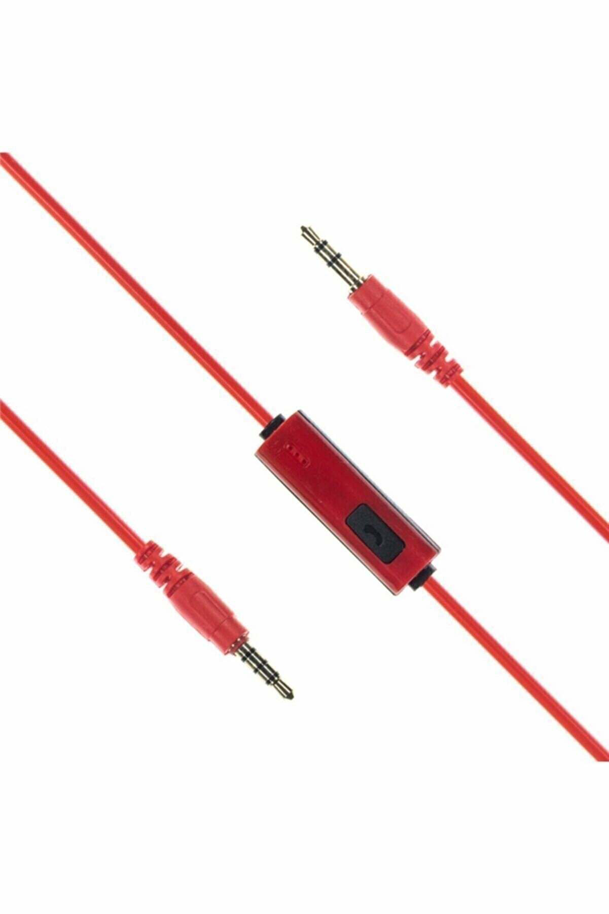Just Cheap Store Kirmizi Kulak Üstü Portatif Katlanir Stereo Kulaklik