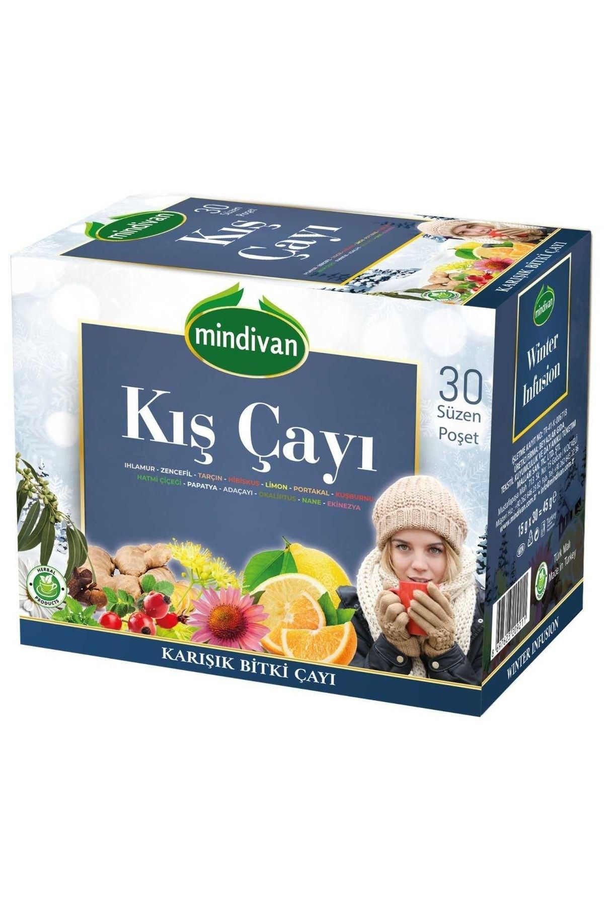Mindivan Kiş Çayi 30'Lu Süzen Poşet
