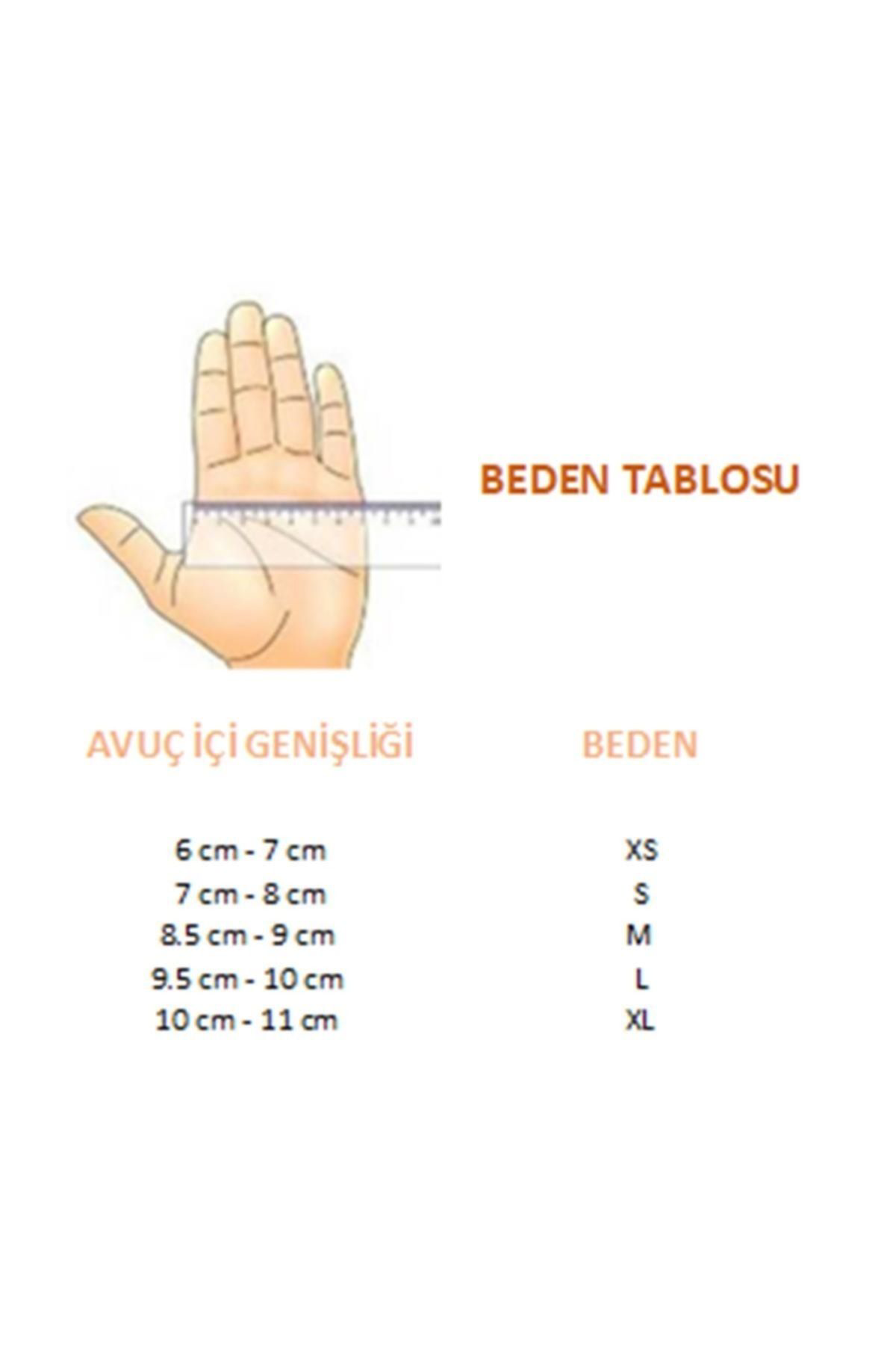 Sedona Kisa Parmak Gel Eldiven Pk-812-087 Sari - M Beden