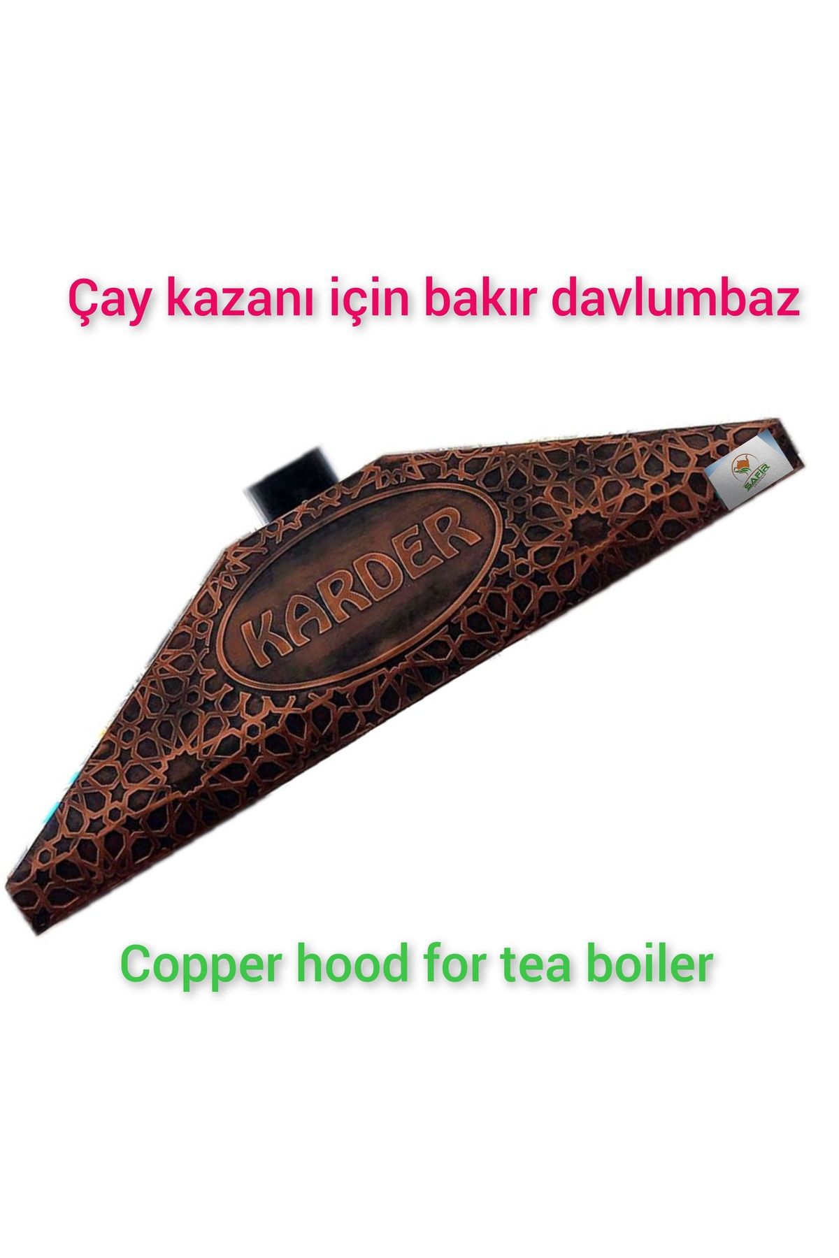 Safir Çay Kazanlari Kişiye Özel Bakir Davlumbaz 90 Cm Bakir Davlumbaz Çay Kazani İçin