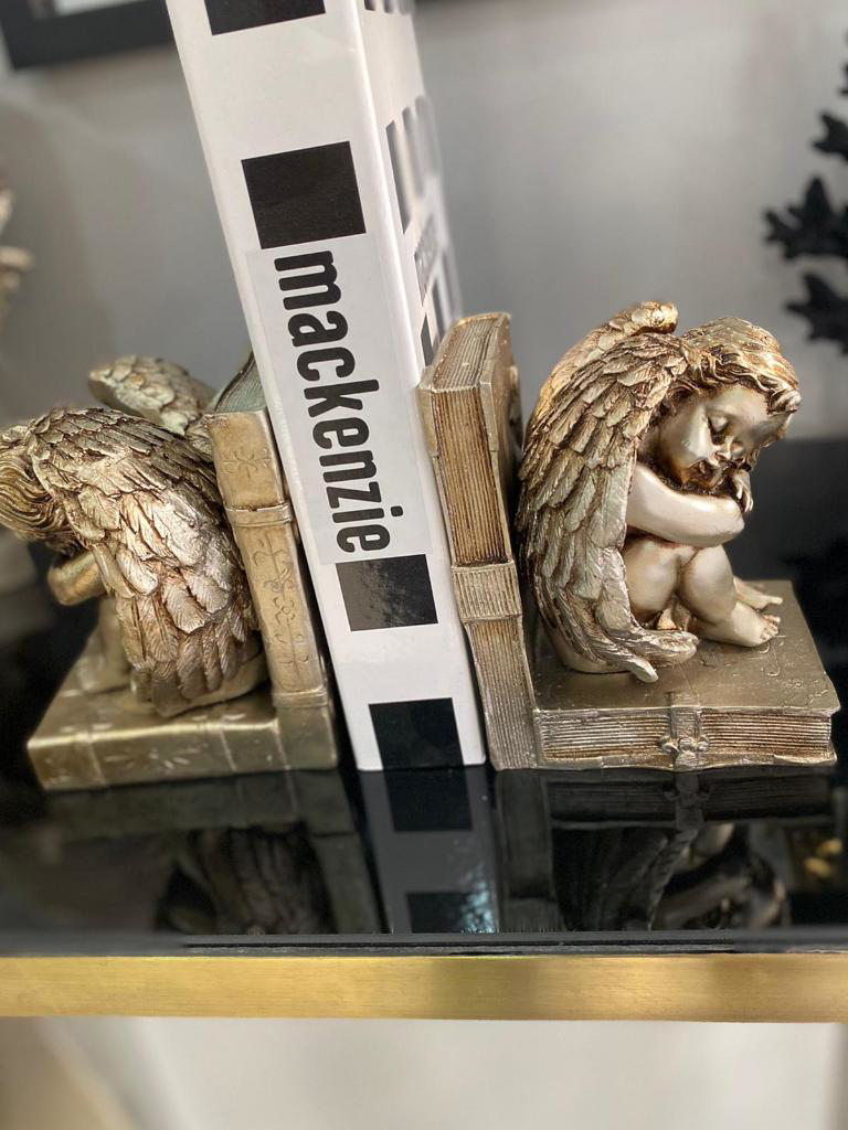 Mirsa Global Kitap Tutucu Melek Biblo Tasarimli