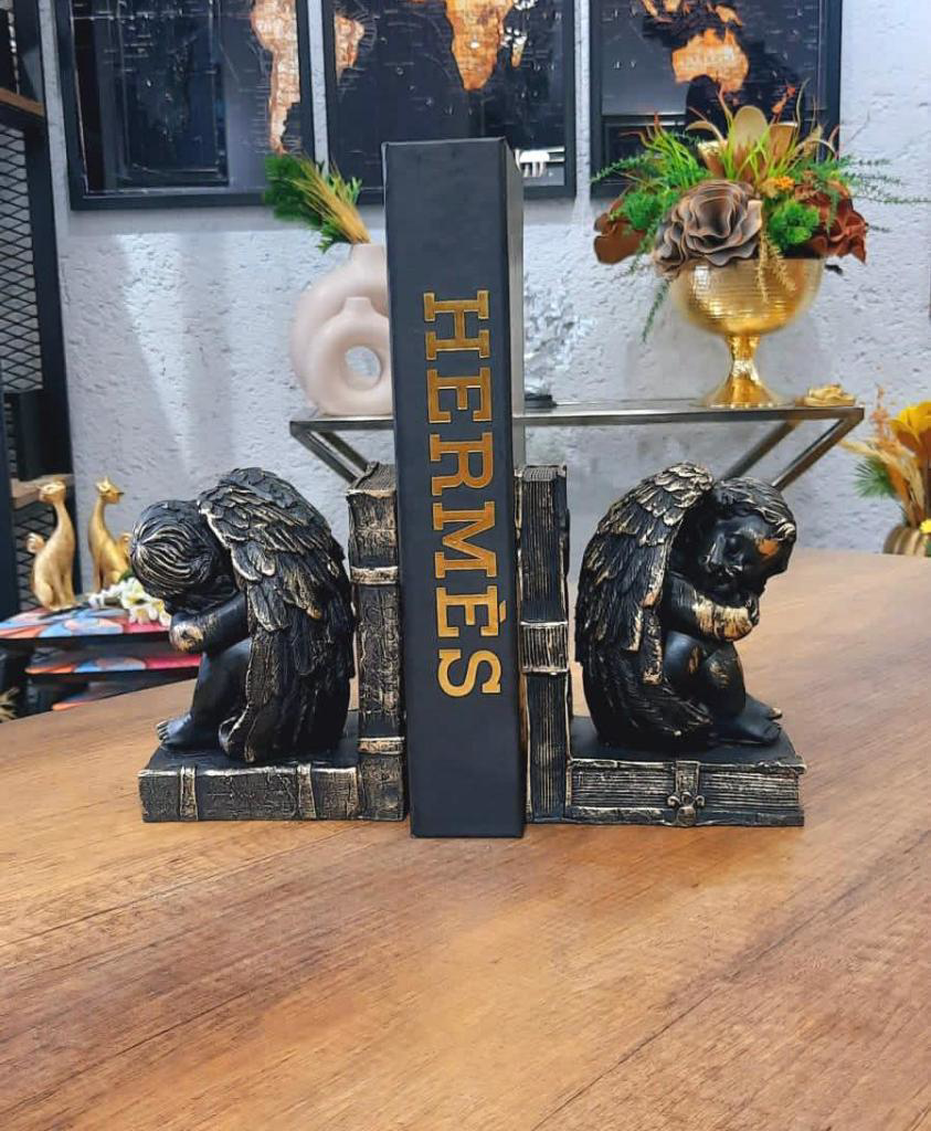 Mirsa Global Kitap Tutucu Melek Biblo Tasarimli