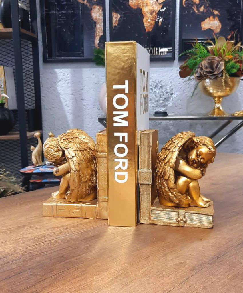 Mirsa Global Kitap Tutucu Melek Biblo Tasarimli