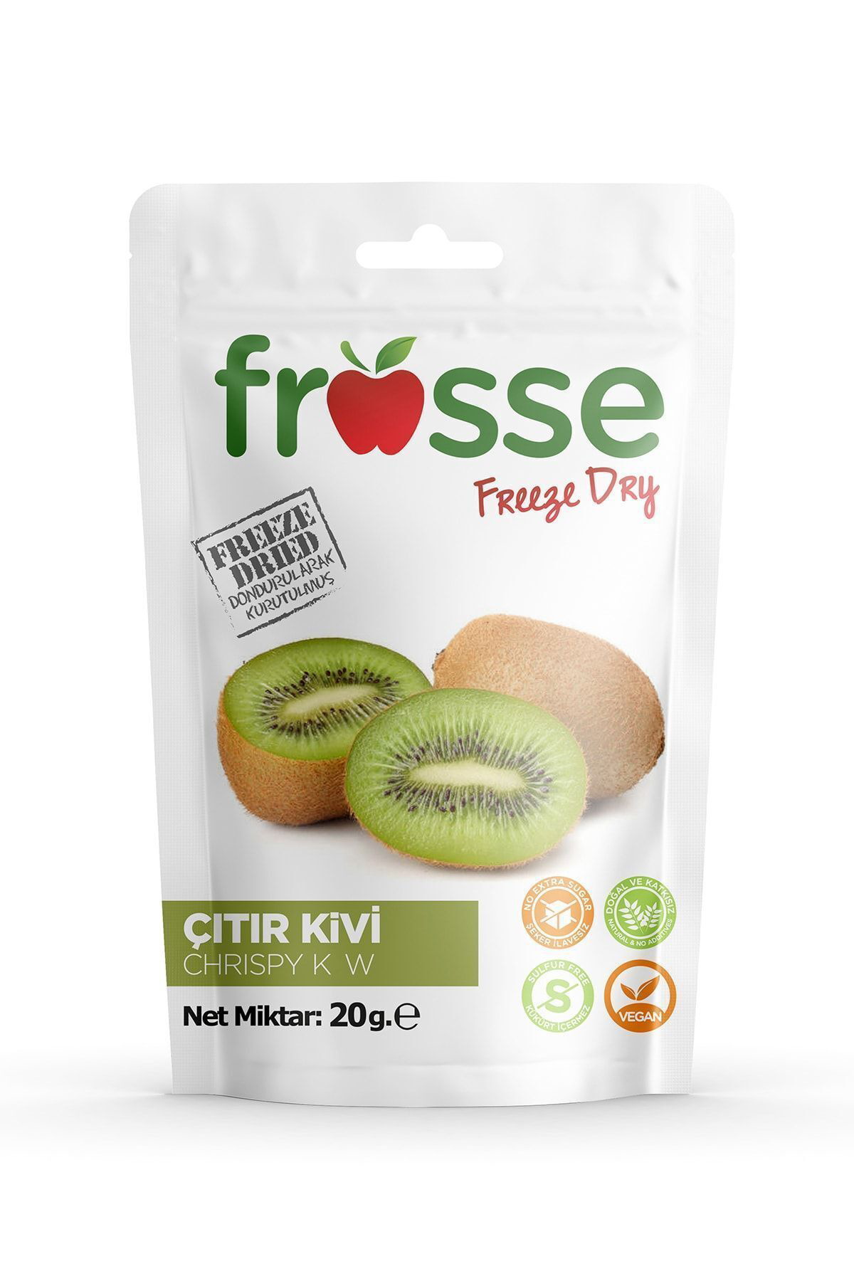 Frosse Kivi Kitiri - Freeze Dried - Üretici Firmadan Dondurularak Kurutu