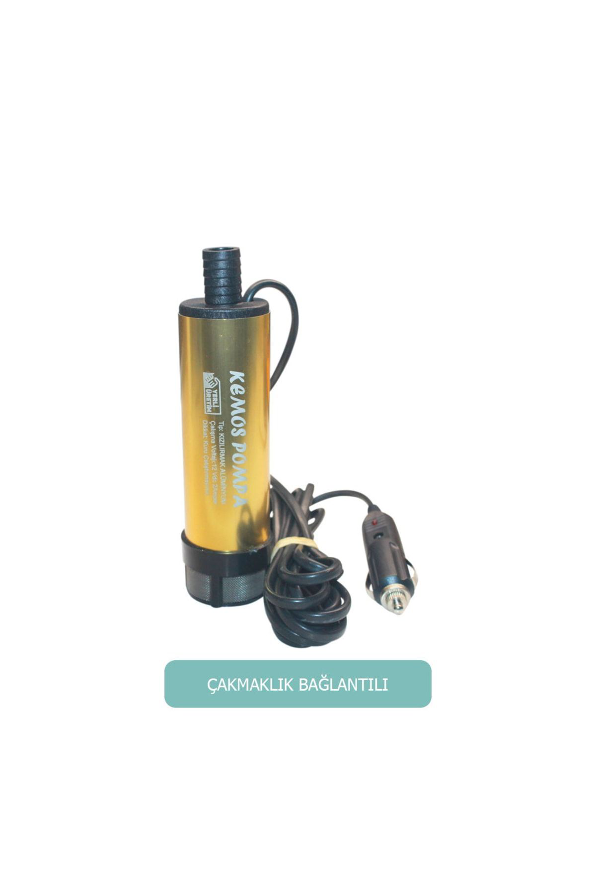 Kemos Kizilirmak Çakmaklik Girişli 12 Volt Mazot Ve Sivi Aktarma Pompas
