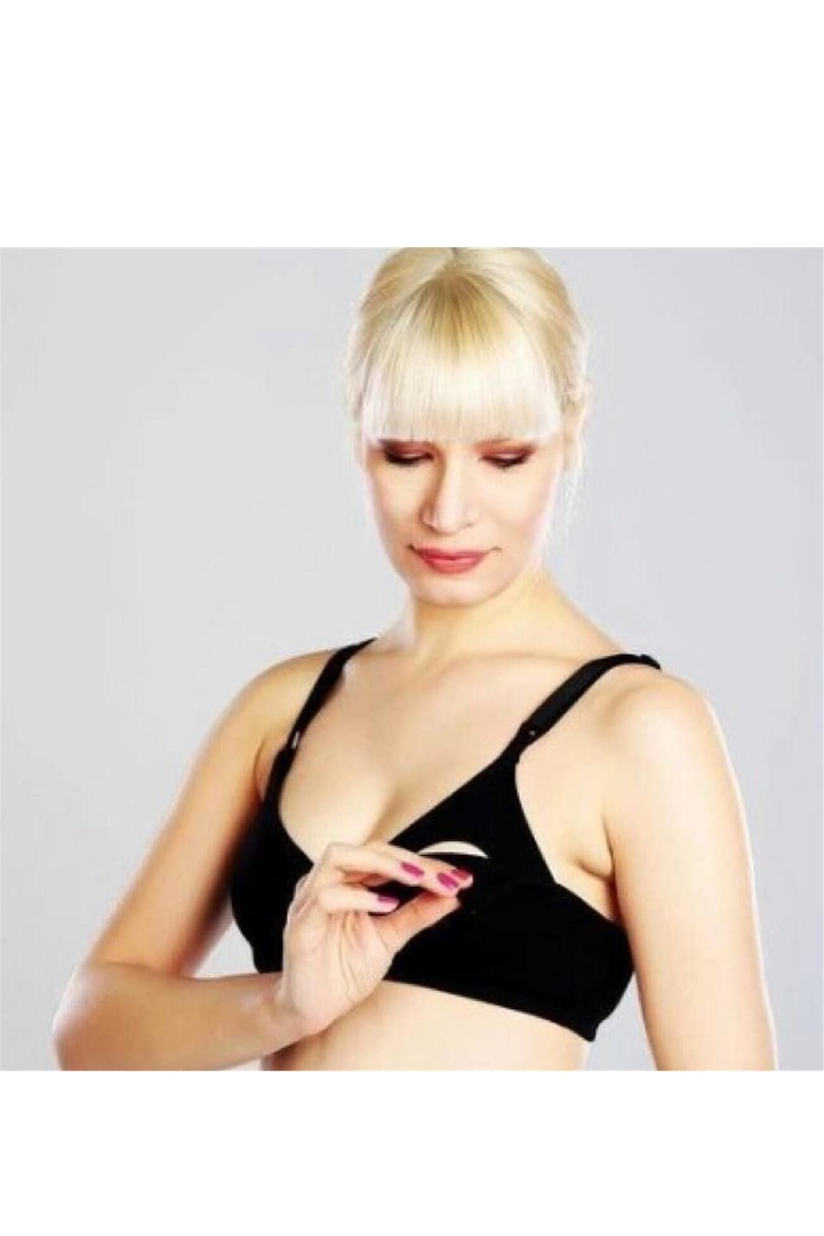 Liza Klasik Emzirme Sütyeni Siyah