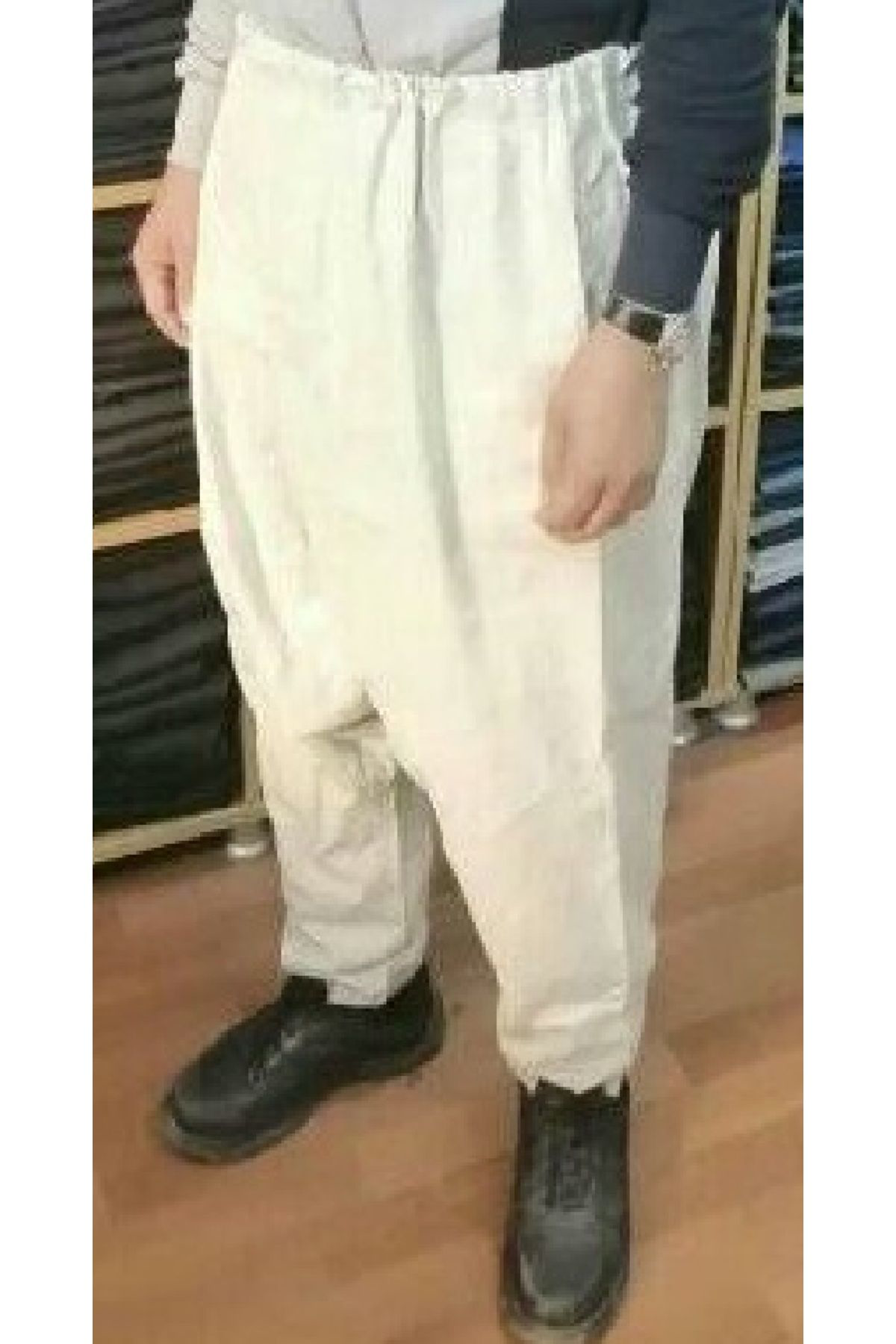 KLAS,ORJİNAL ADANA ŞALVARI,BEYAZ RENK SATINAL.ŞALVAR İÇİN,BOY ve 