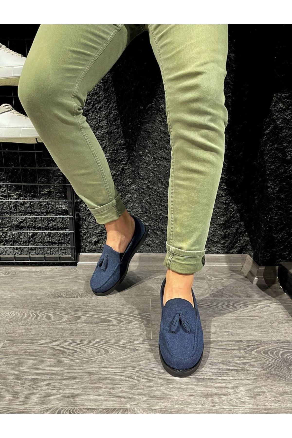 K&A Knack Loafer Erkek Ayakkabi 007 Mavi
