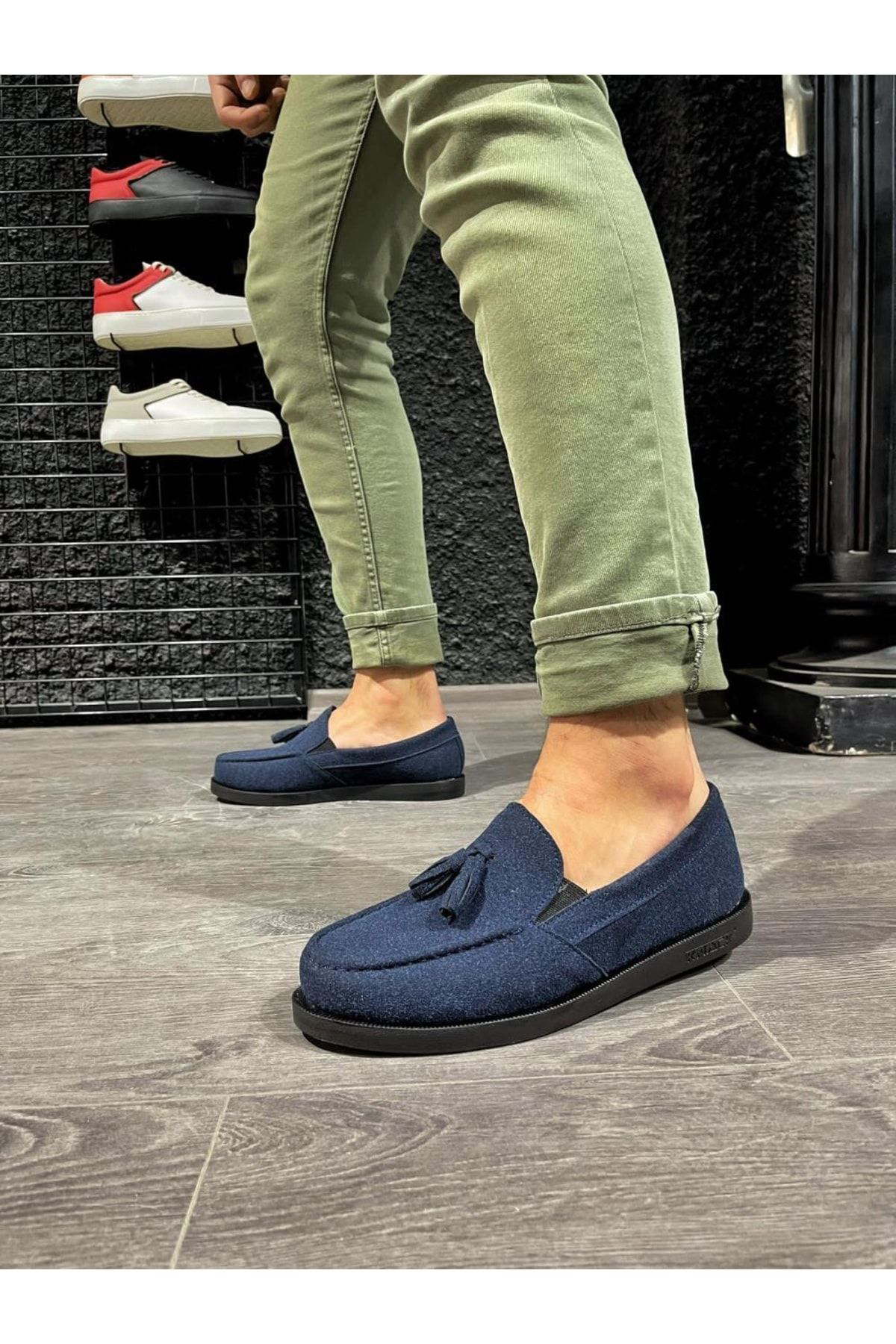 K&A Knack Loafer Erkek Ayakkabi 007 Mavi