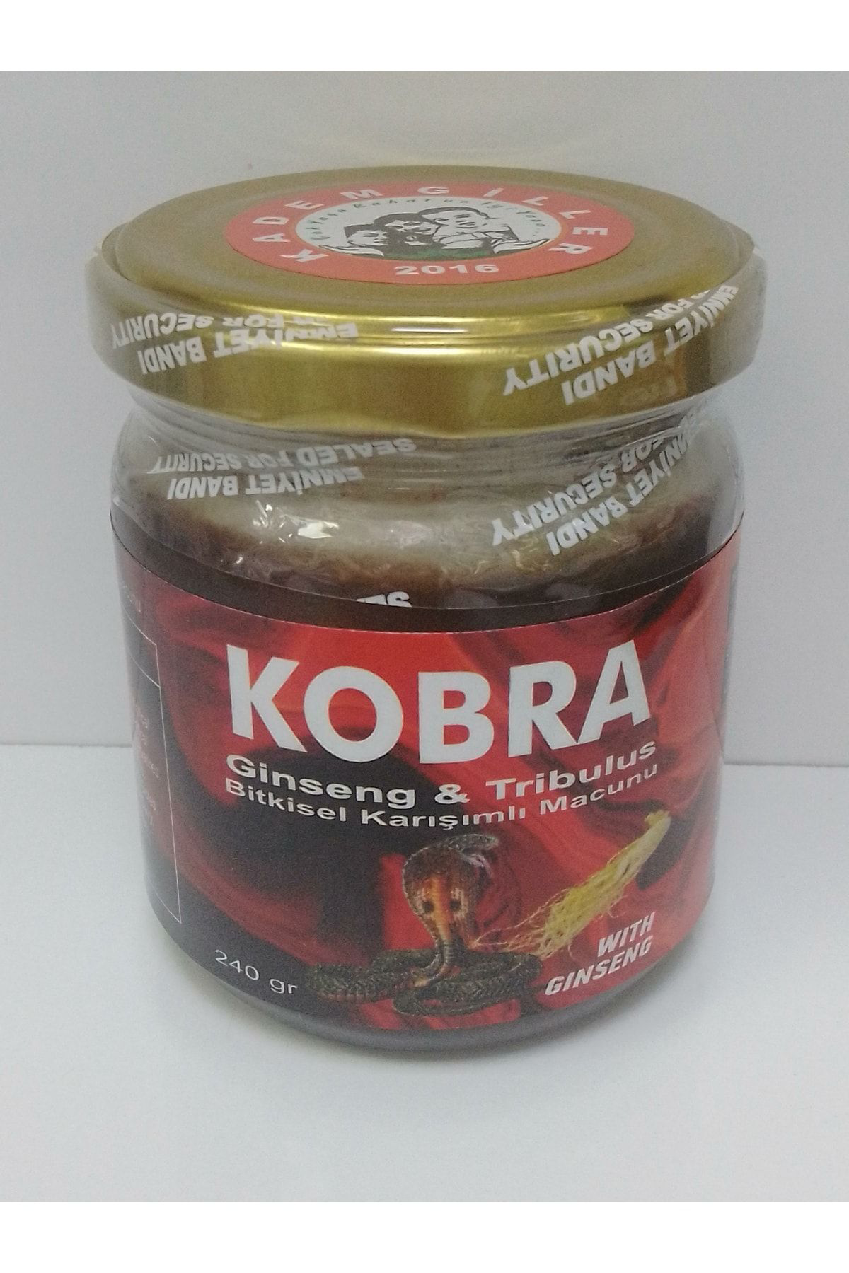 Kademgiller Kobra Ginseng& Tribulus Bitkisel Karişimli 240Gr