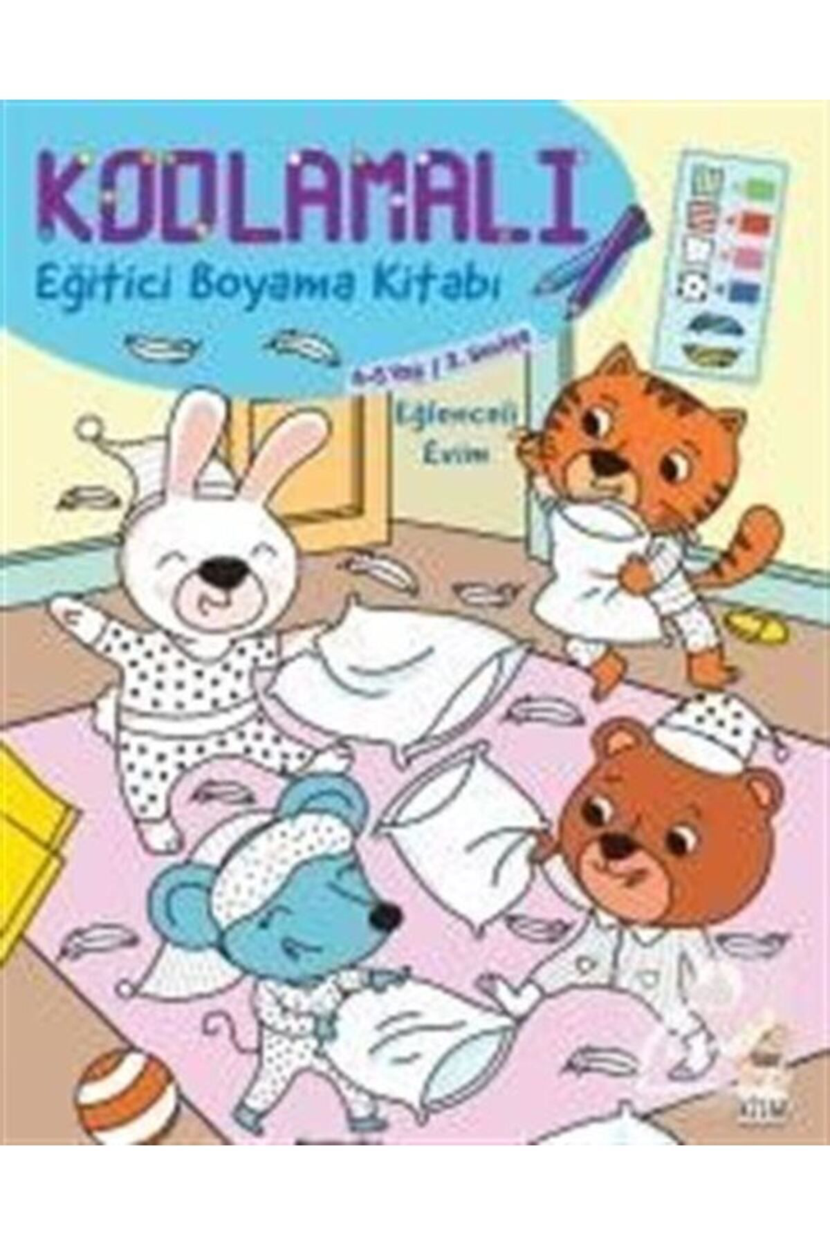 Sincap Kitap Kodlamali Eğitici Boyama Kitabi 2 (4-5 Yaş) - Timaş Çocuk Yayinla
