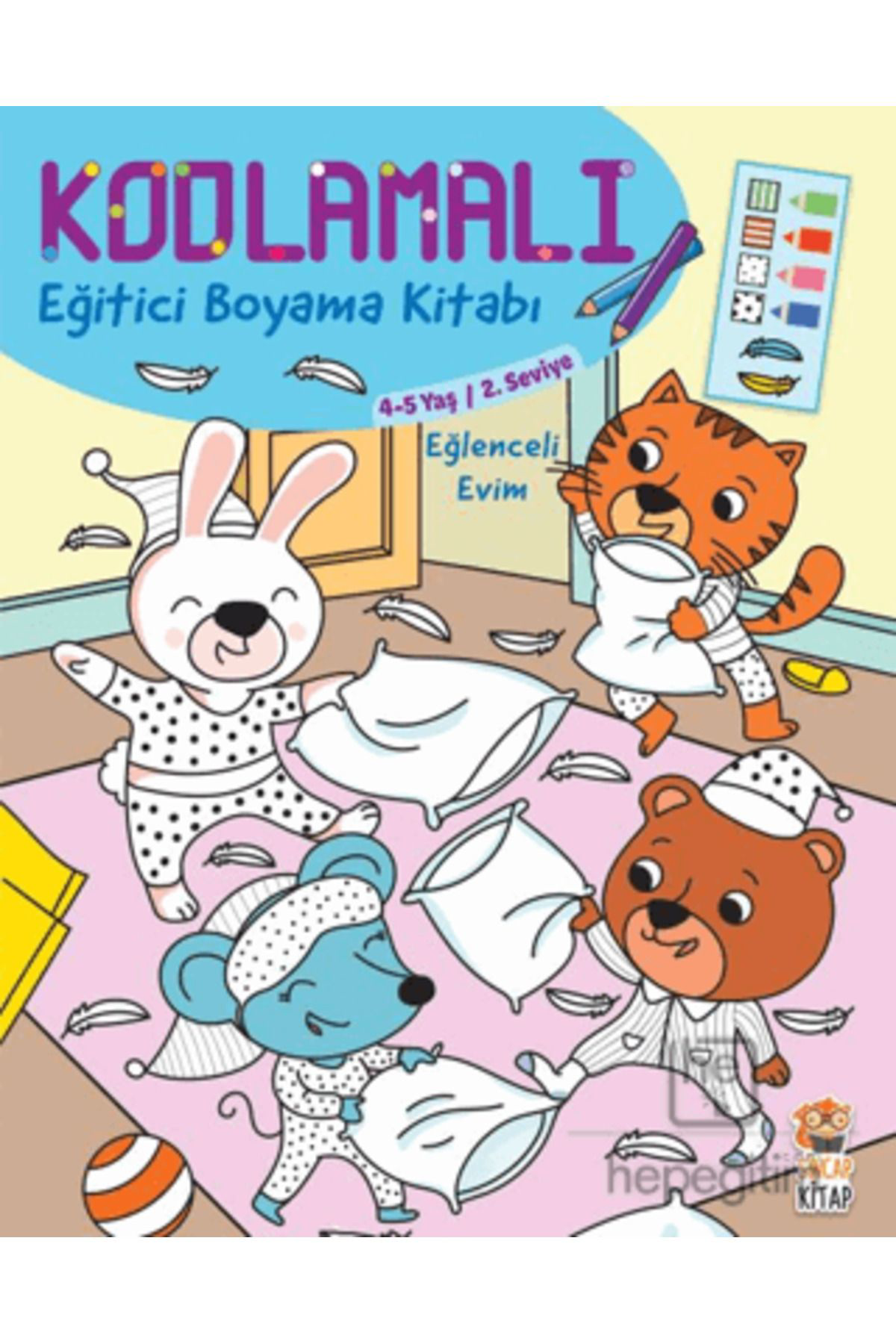 Sincap Kitap Kodlamali Eğitici Boyama Kitabi 2 (4-5 Yaş) - Timaş Çocuk Yayinla