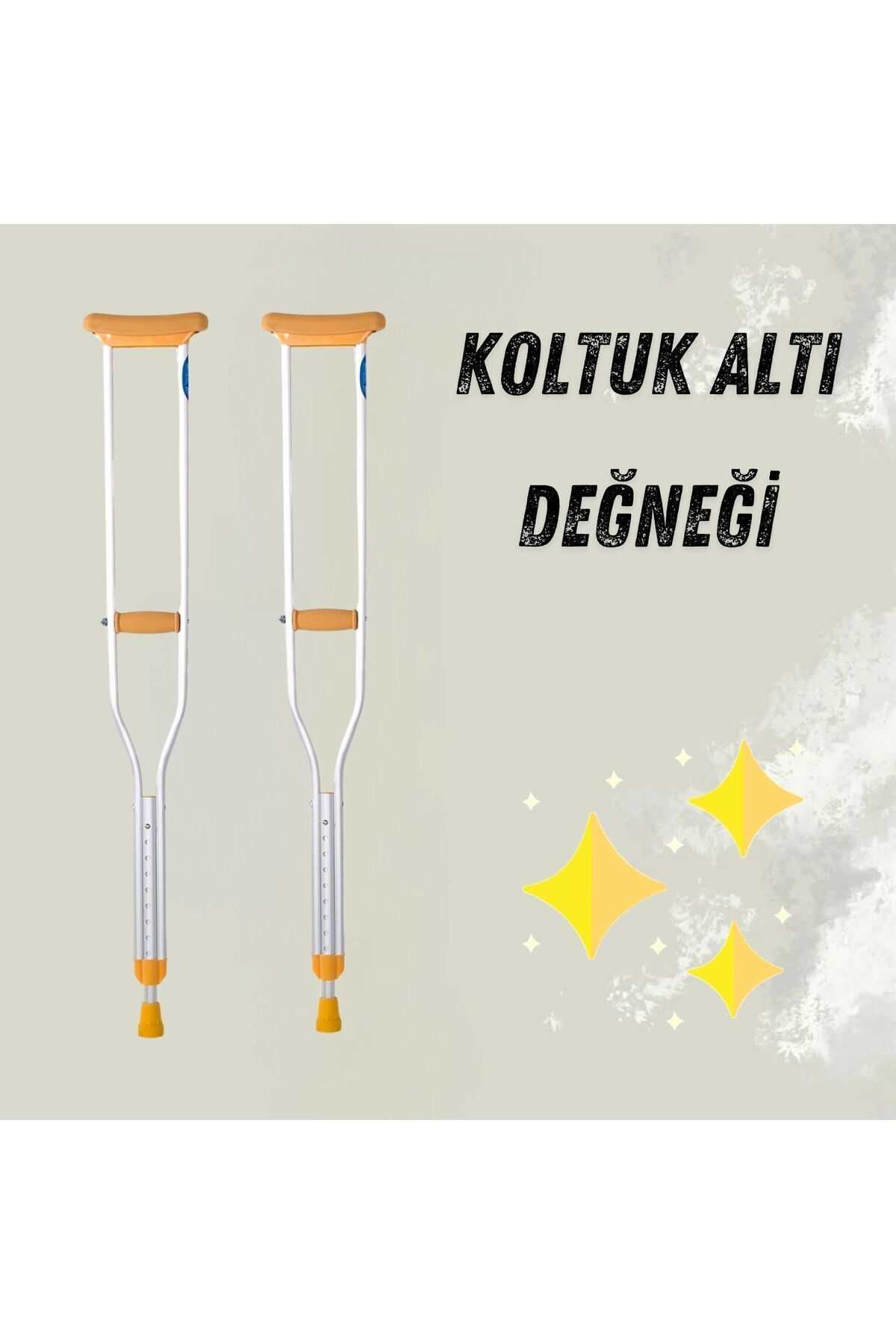 Aps Koltuk Alti Değneği Yürümeye Yardimci Çift Koltuk Değneği İthal A