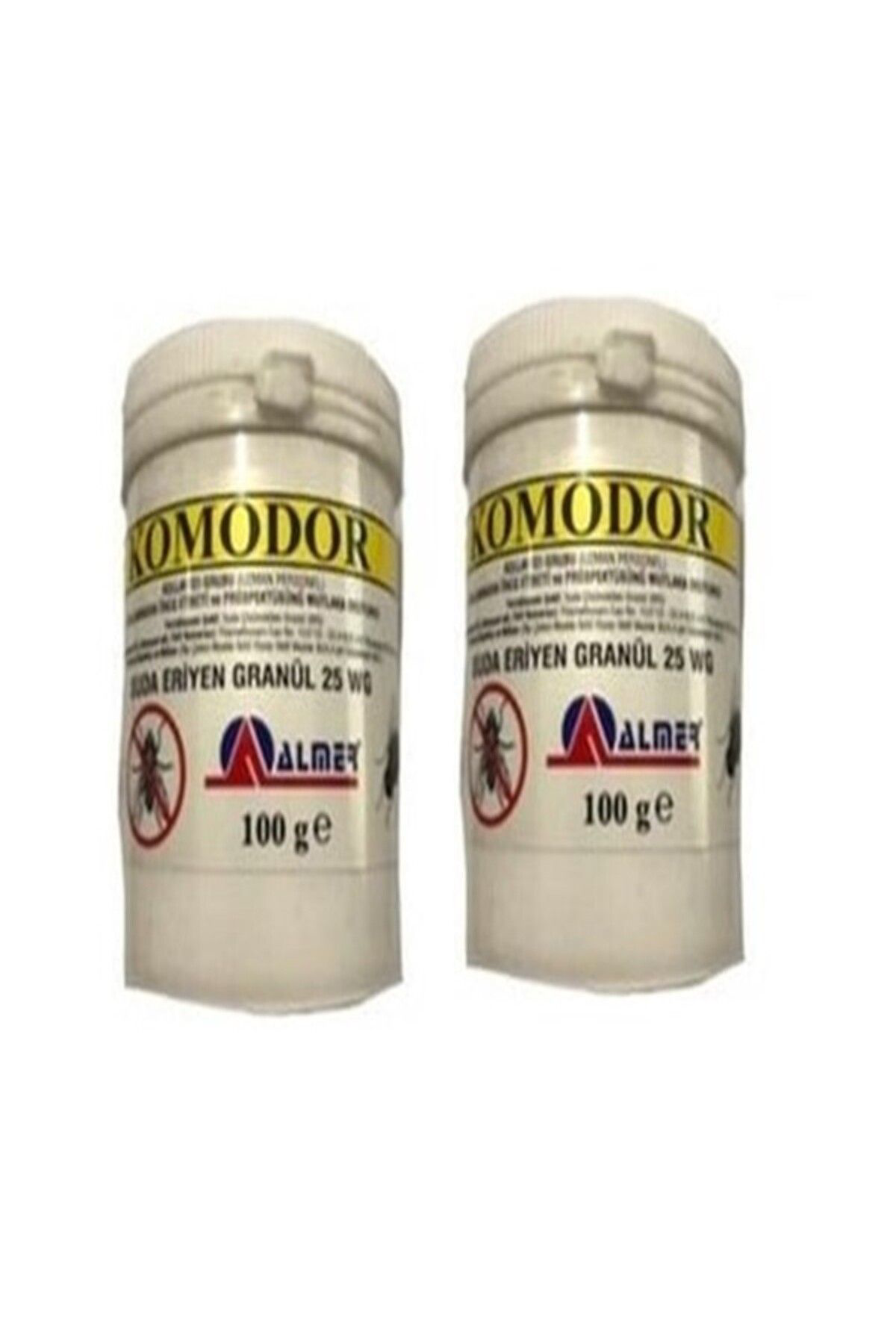 Almer Komodor Suda Eriyen Granül 25 Wg Sinek Yemi 100 Gr X 2 Adet