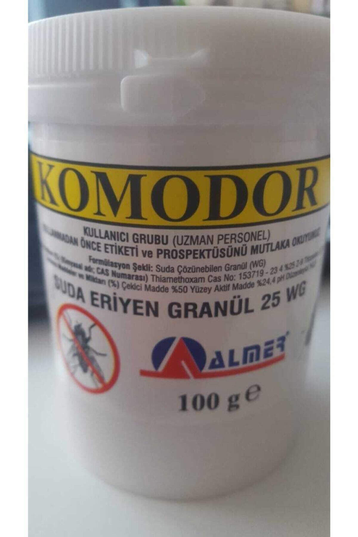 Almer Komodor Suda Eriyen Granül 25 Wg Sinek Yemi 100 Gr