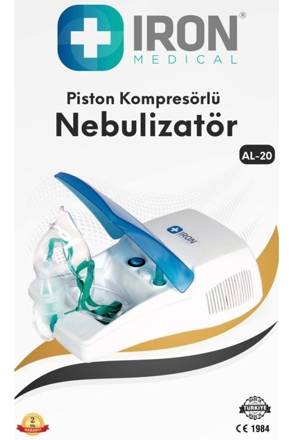 İron Medical Kompresörlü Nebulizatör Kapakli Al-20