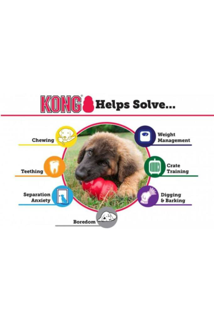 Kong  Classic Dayanikli Ödüllü Dolgulu Köpek Getirme Ve Çiğneme Kö