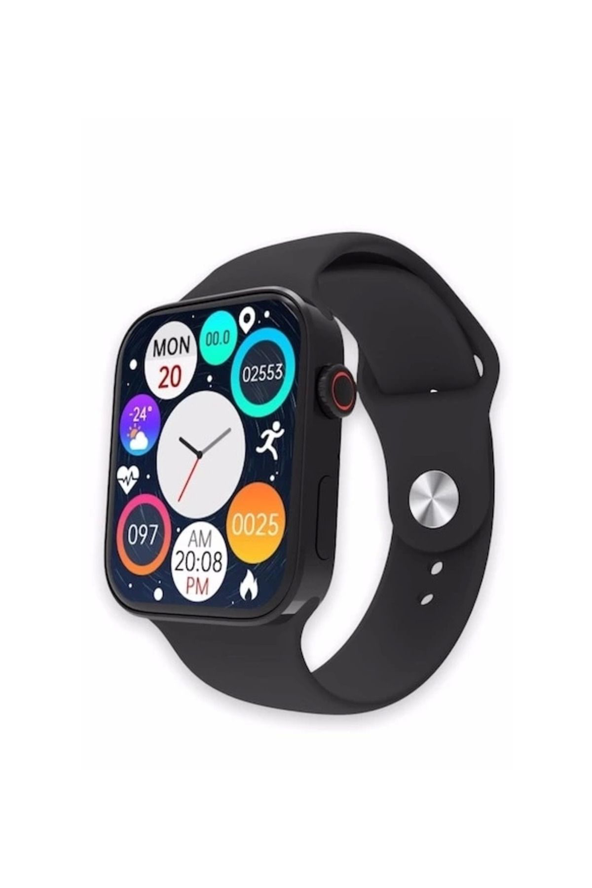 Yusuftex Konuşma Özellikli Smart Watch 7 Akilli Saat Su Geçirmez Yan Tuşlu